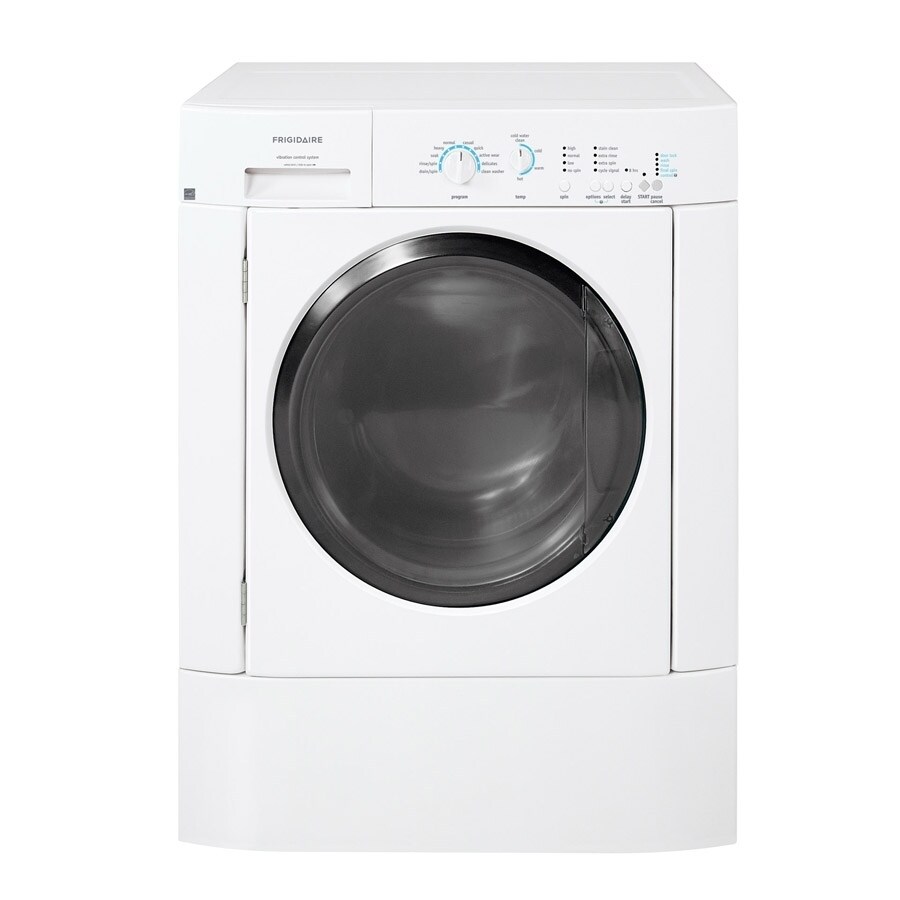 Frigidaire High Efficiency Stackable Front-Load Washer (White) in the Front-Load  Washers department at