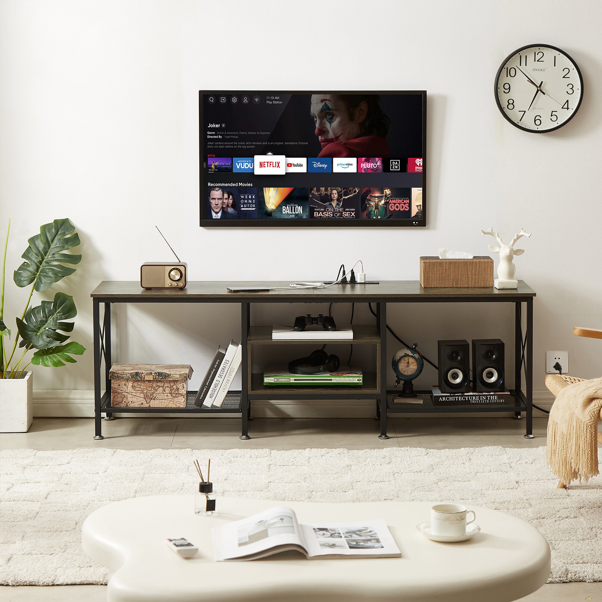 Vecelo LOE-TV03-BRN-160-UP Tv-Stands - View #4