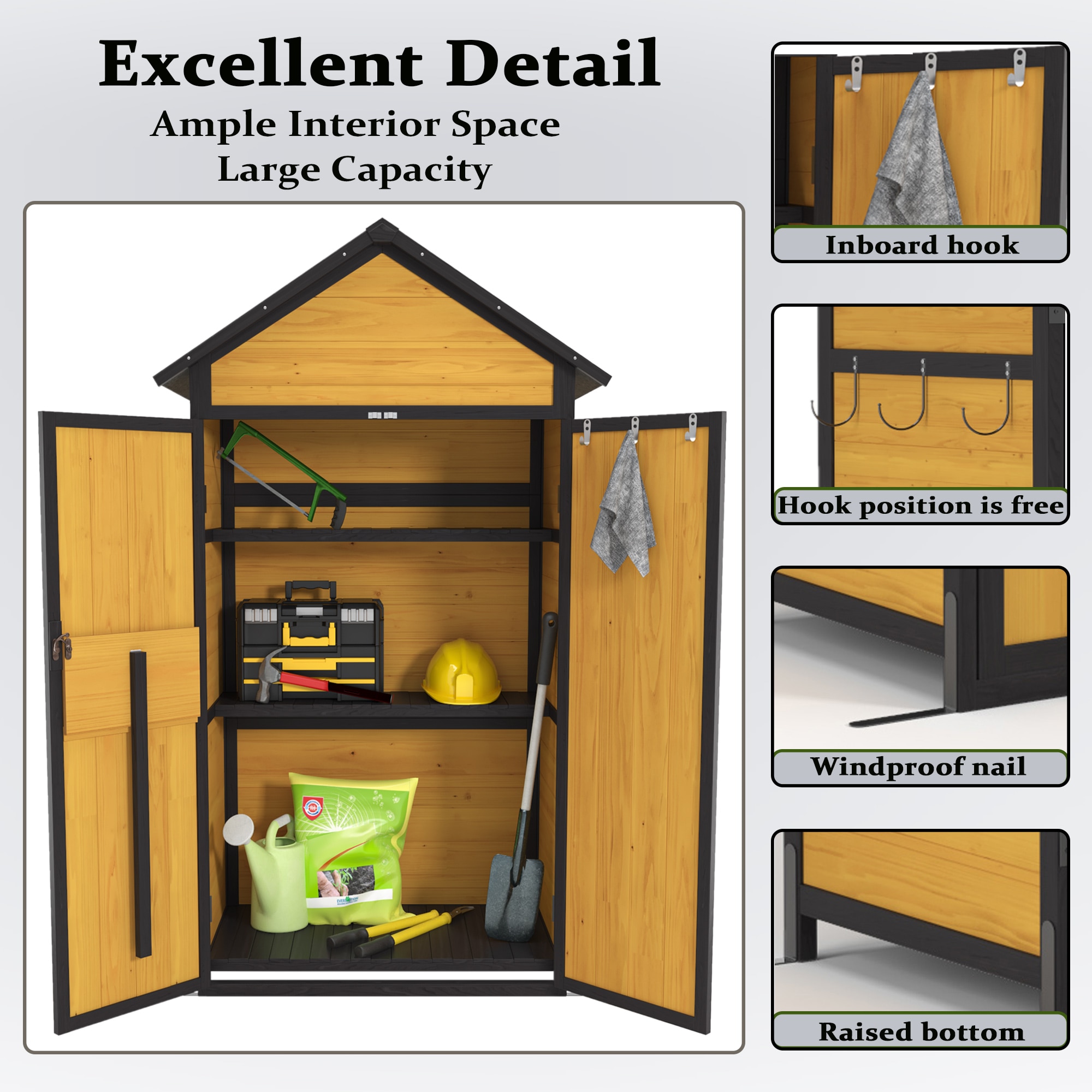 Mondawe MD-TP27AAE Wood-Storage-Buildings - View #5