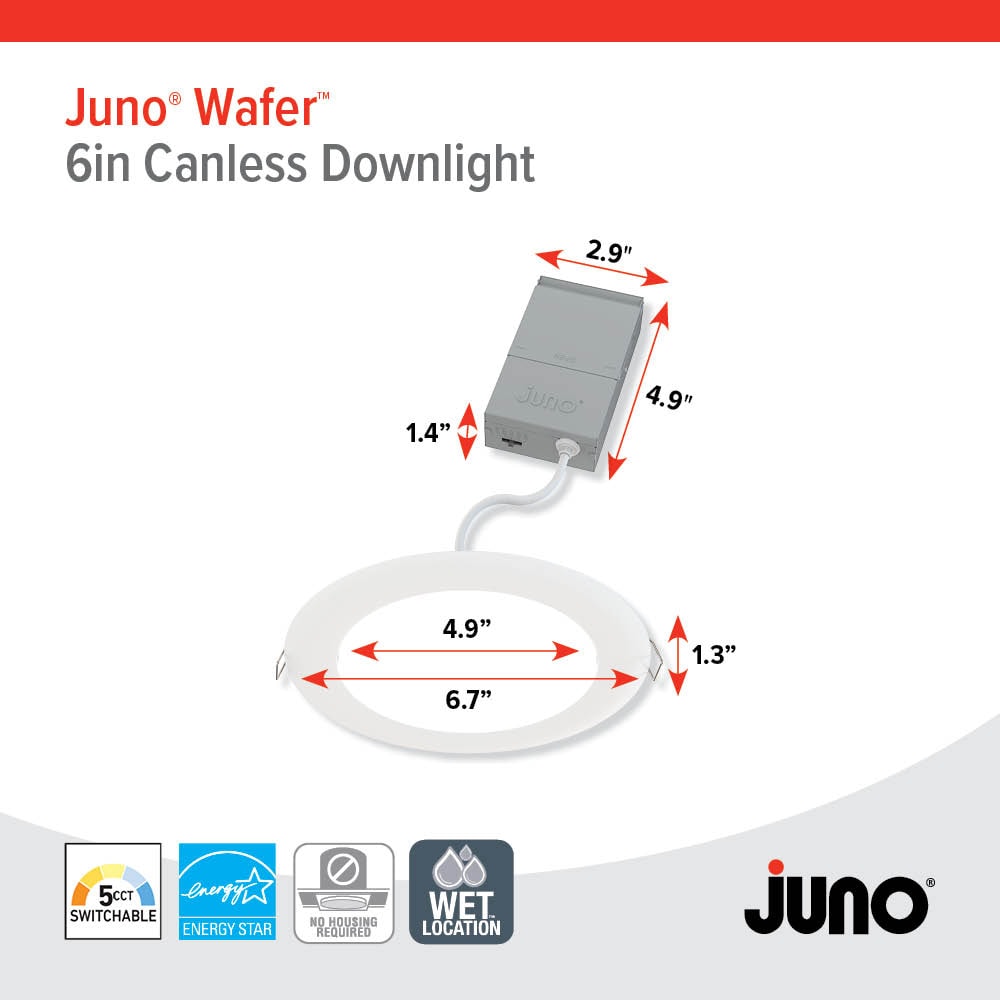 Juno WF6SWW5MWCP12 Led-Retrofit-Downlight - View #4