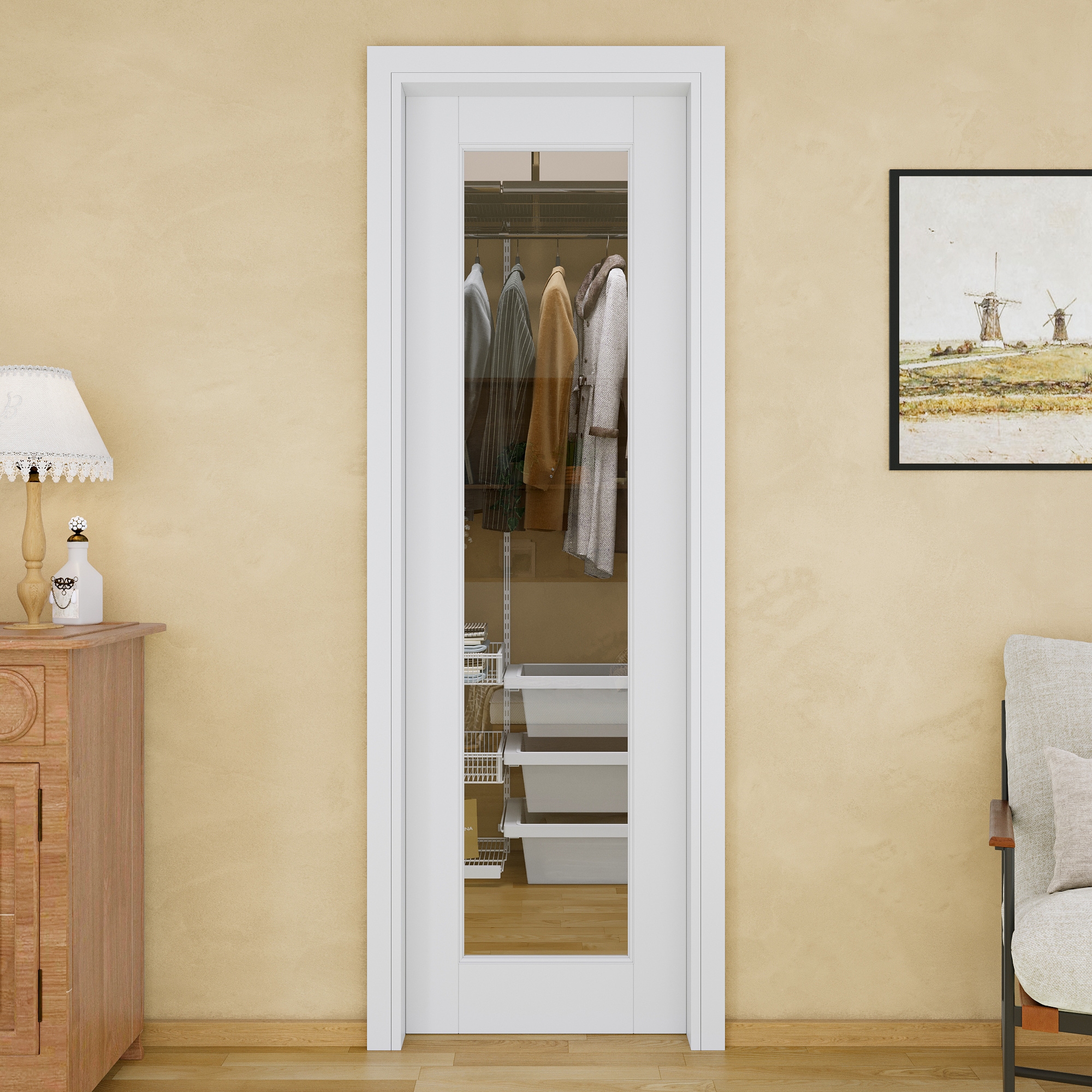 JUJUBON IN-PDPK-1L-CG-SC-24 Pocket-Doorframe-Screens - View #4
