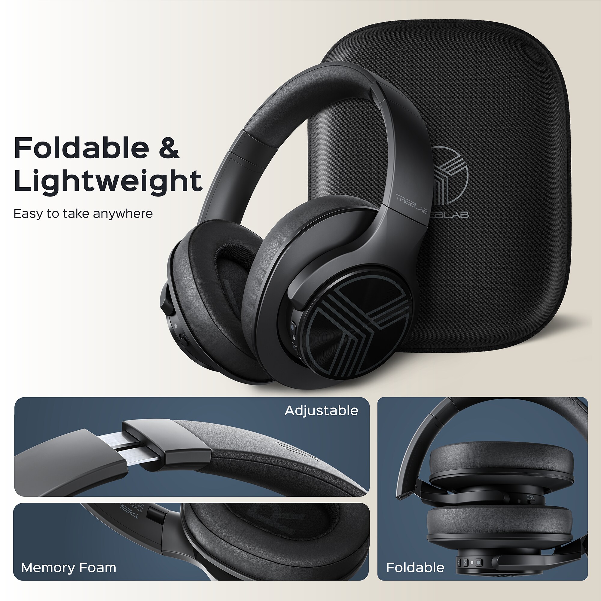 TREBLAB Z2 headphones - View #4