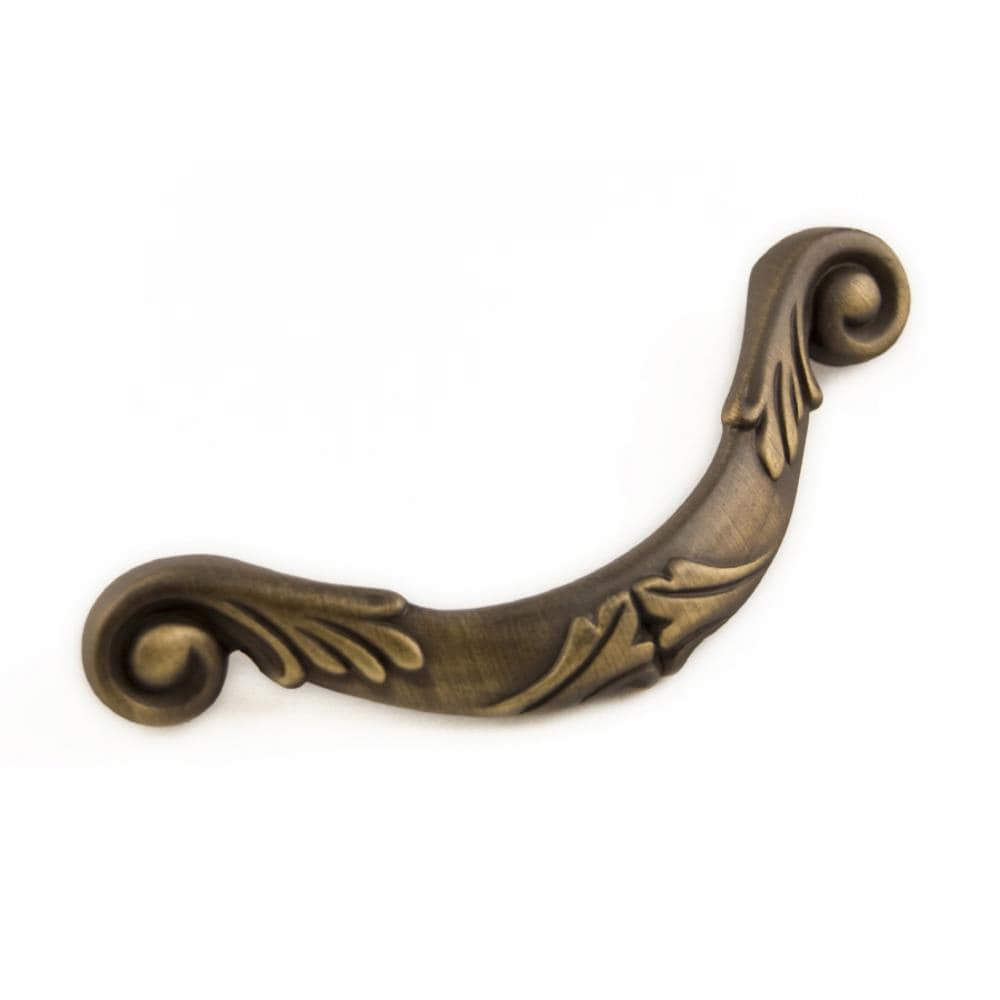 RK International CP 804-AE 3-1/2-in Center to Center Antique English Arch Bar Drawer Pulls