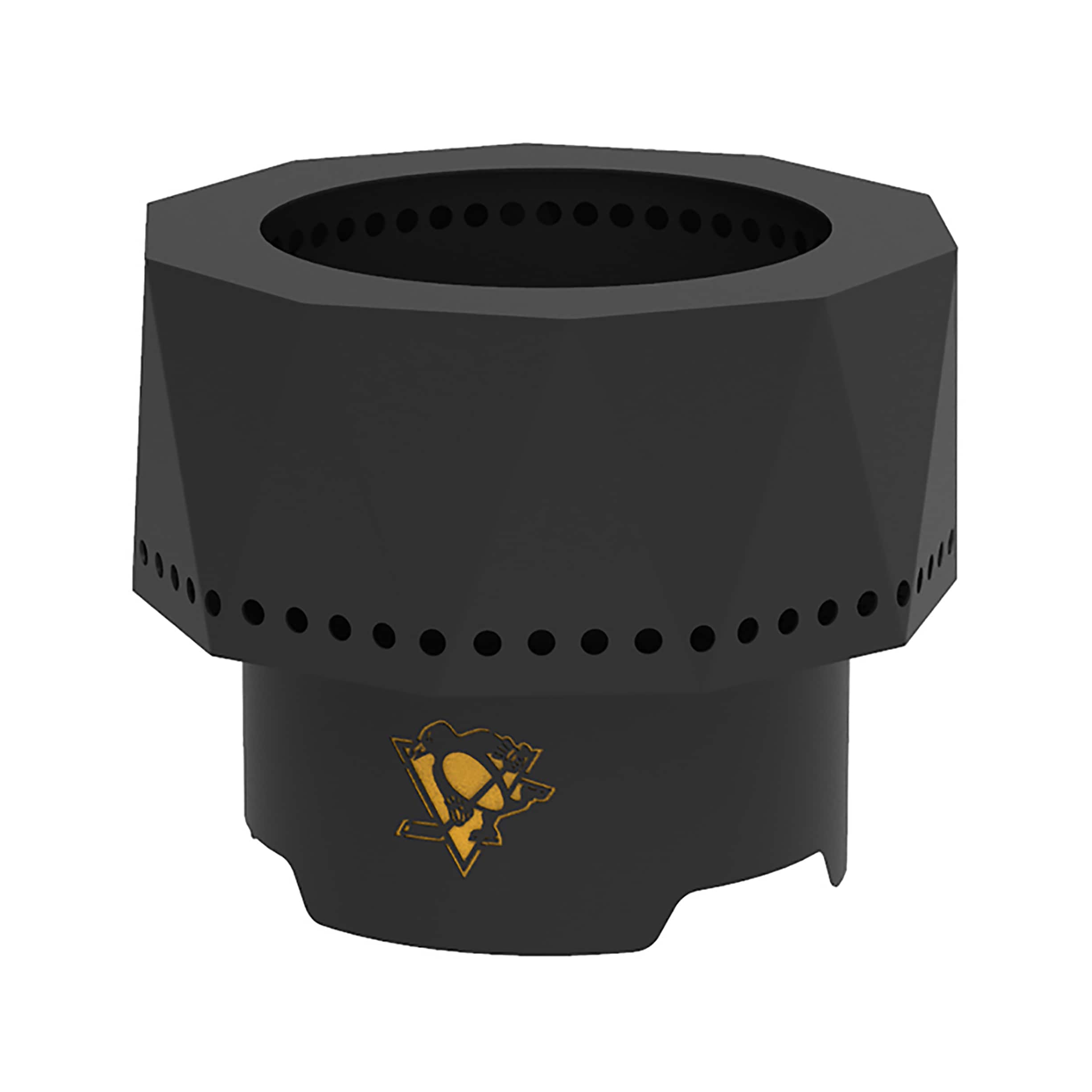 Blue Sky Outdoor Living PFP1513-PP Pittsburgh Penguins The Ridge 15.76-in W Black Smokeless Steel Wood-Burning Fire Pit