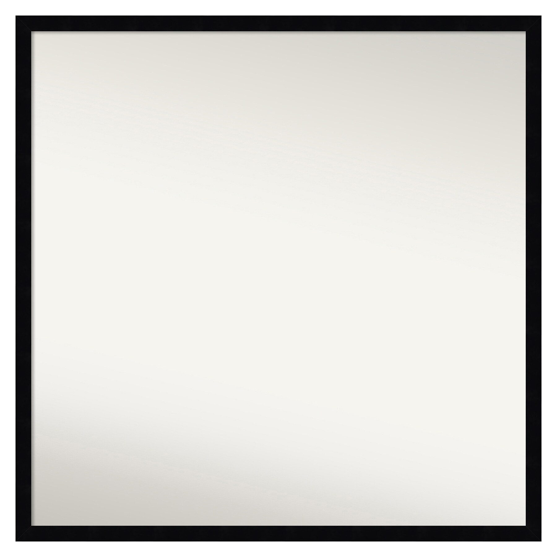 Svelte Noir Black Wood Bathroom Vanity Mirror