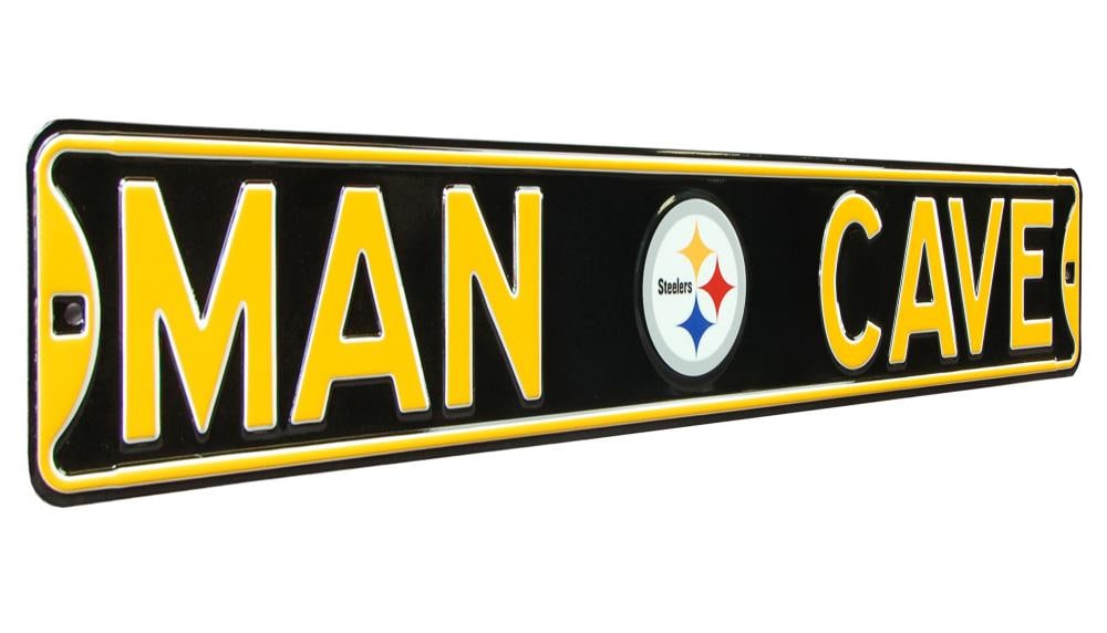 Pittsburgh Steelers (STICKER) STEEL CURTAIN Man cave NFL