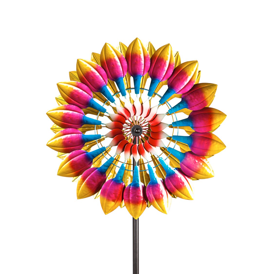 Evergreen Multi-color Aluminum Wind Spinner #47M3950