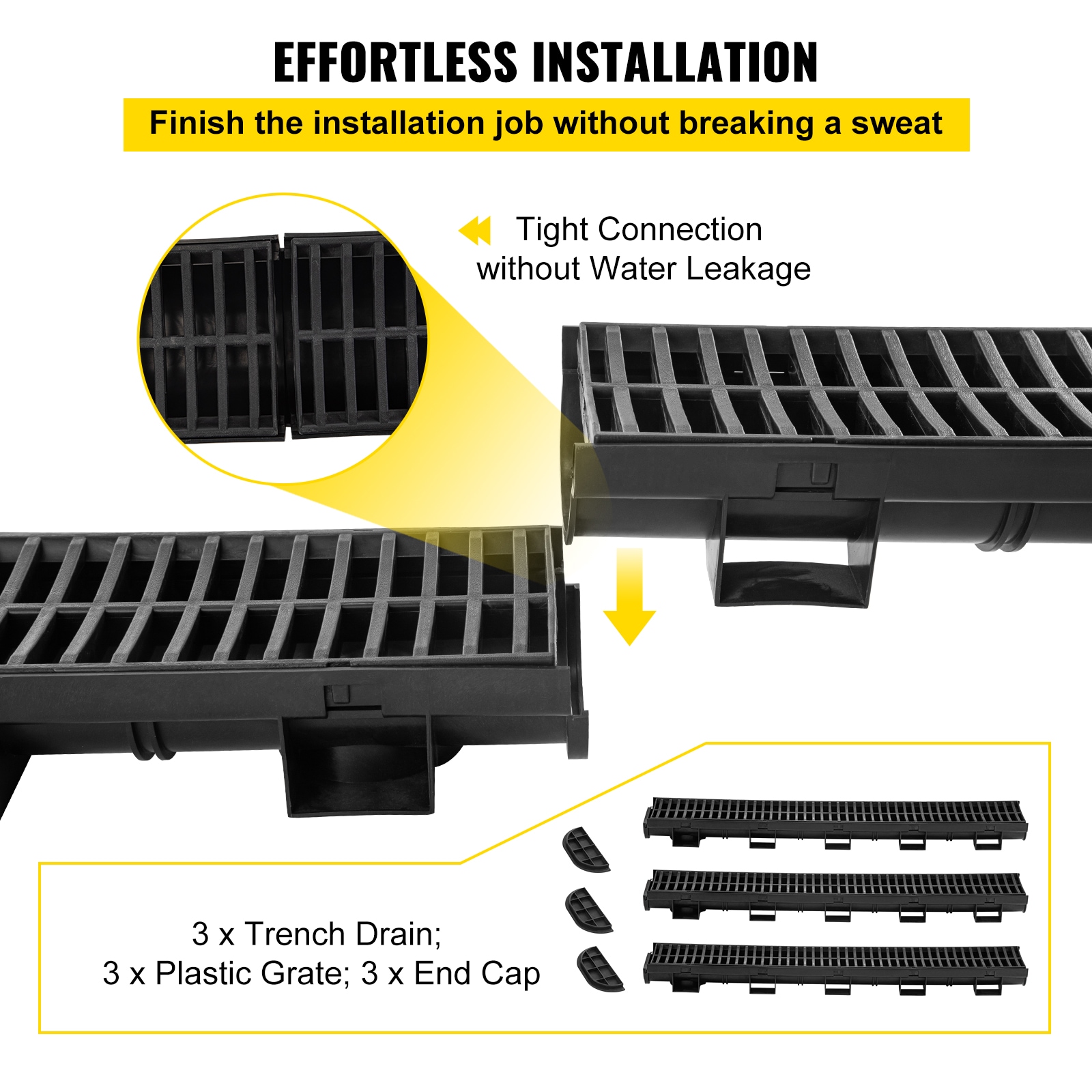 VEVOR PSLGM1004538BBROMV0 Outdoor-Drainage - View #4