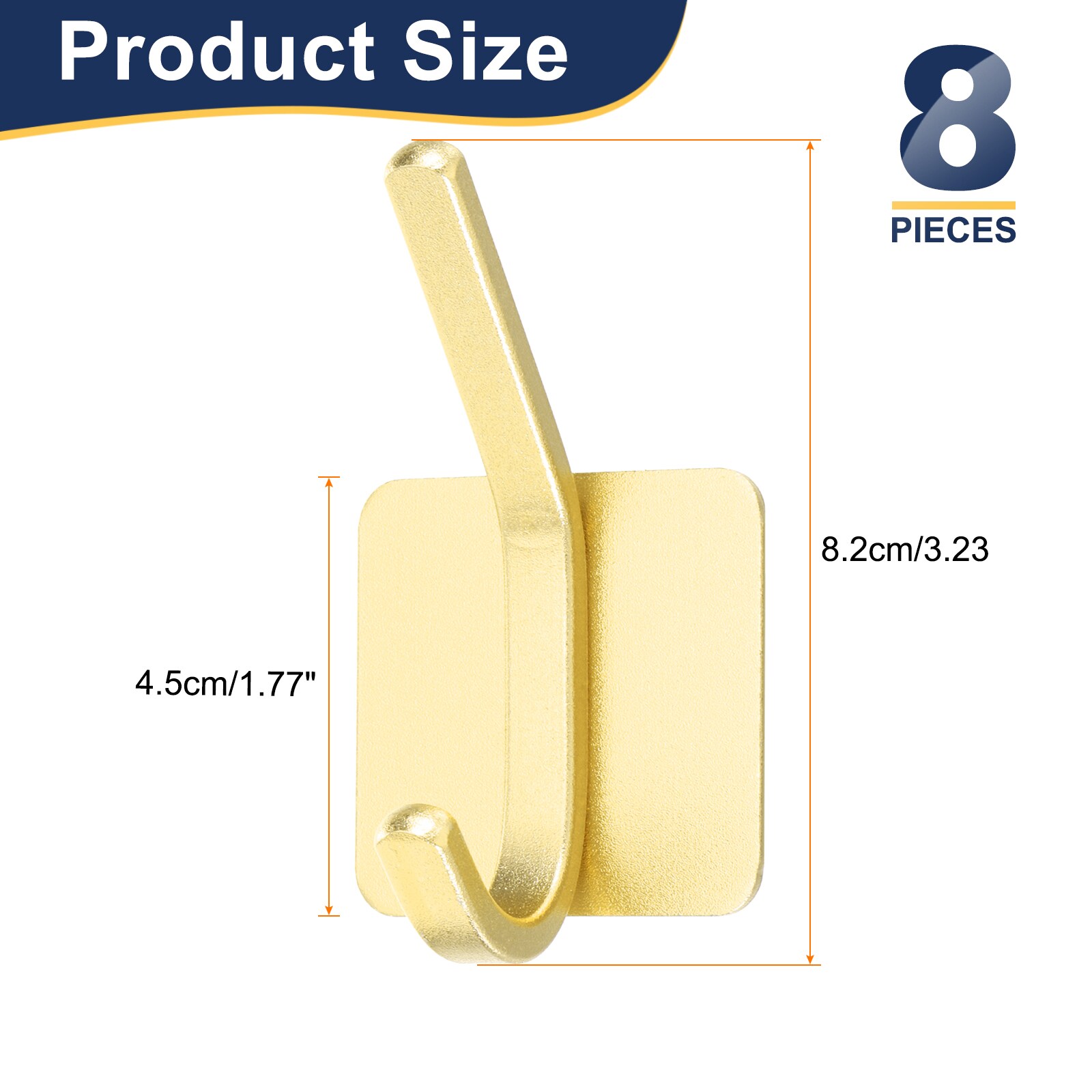 Unique Bargains S25093001UX3544 Robe-Hooks - View #2