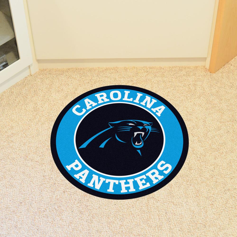 Carolina Panthers Ball Shaped Area Rugs