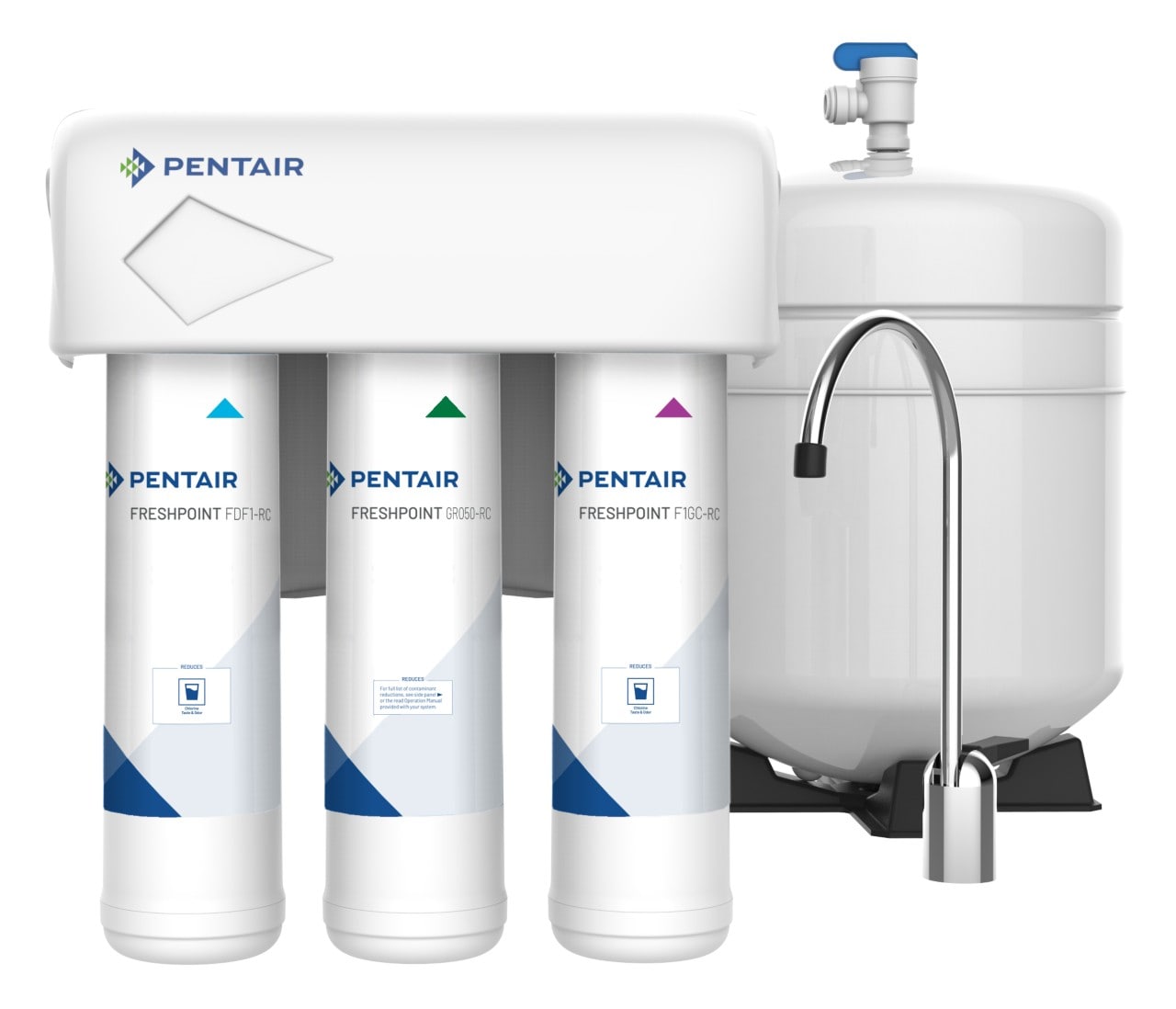 Pentair FreshPoint Triple-stage Carbon Block Reverse Osmosis Filtration Under Sink Water Filtration System at Lowes.com Pentair... 