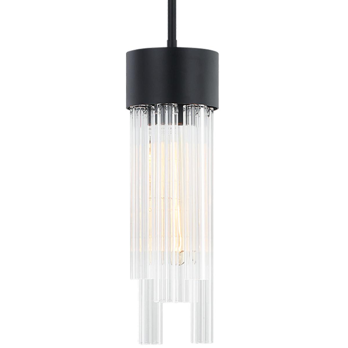 Matteo 2444314 Lighting C66901MB Kellan 1 Light 5 inch Matte Black Pendant Ceiling Light