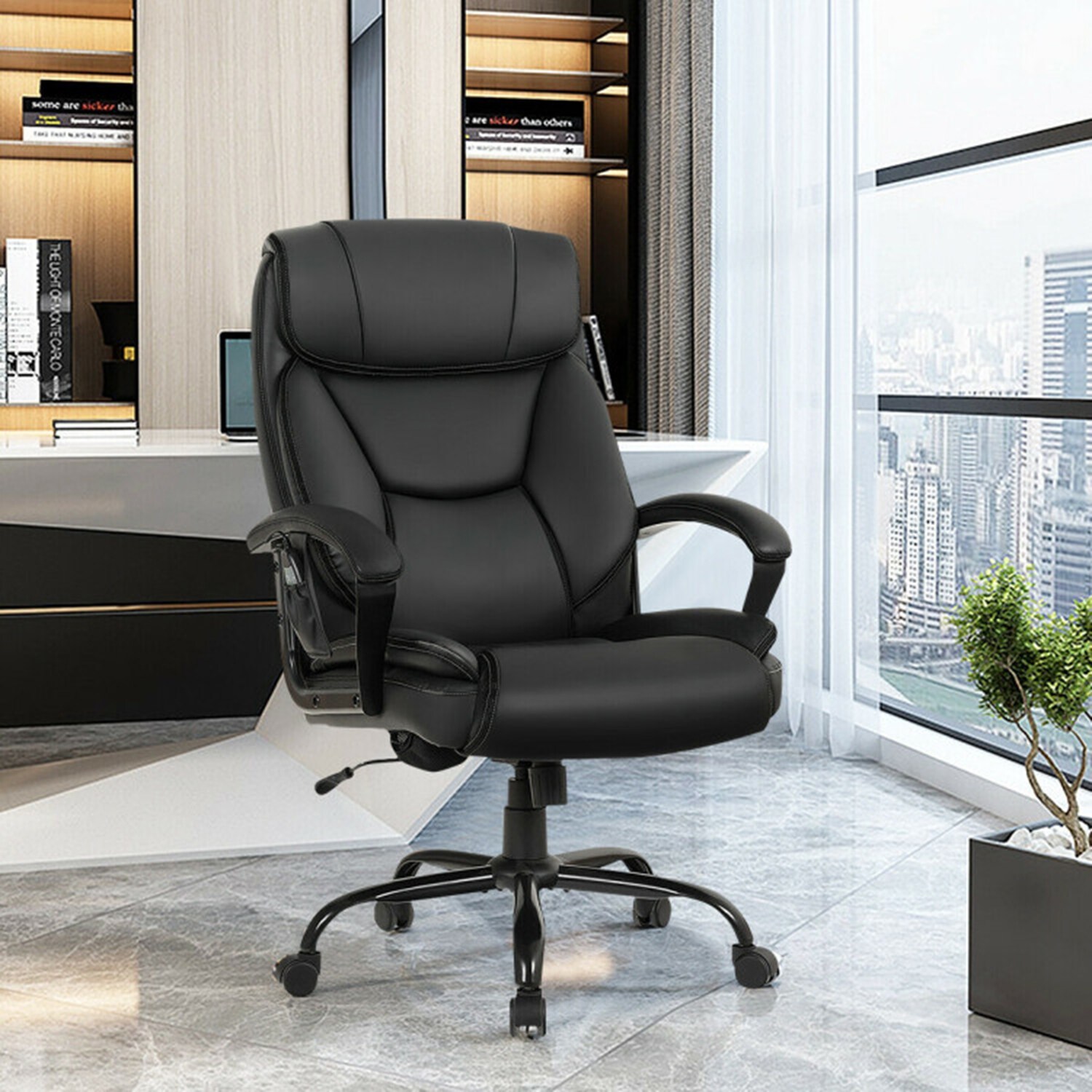 GZMR WF01-GC-V19-BK Office-Chairs - View #2