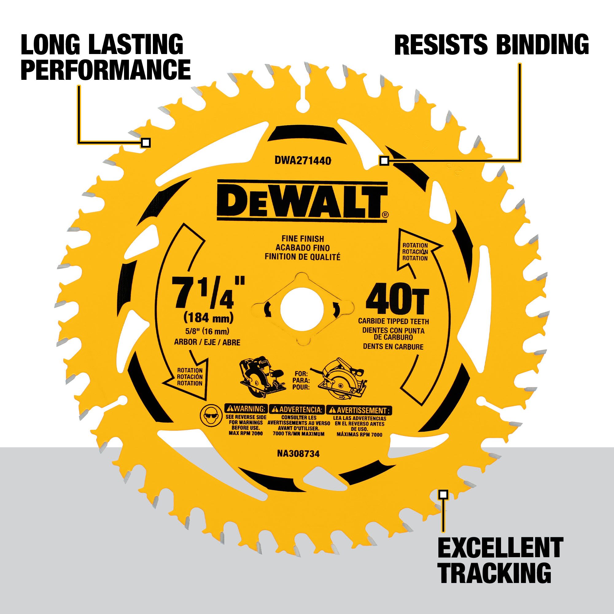 DEWALT DWA271440L Circular-Saw-Blades - View #2