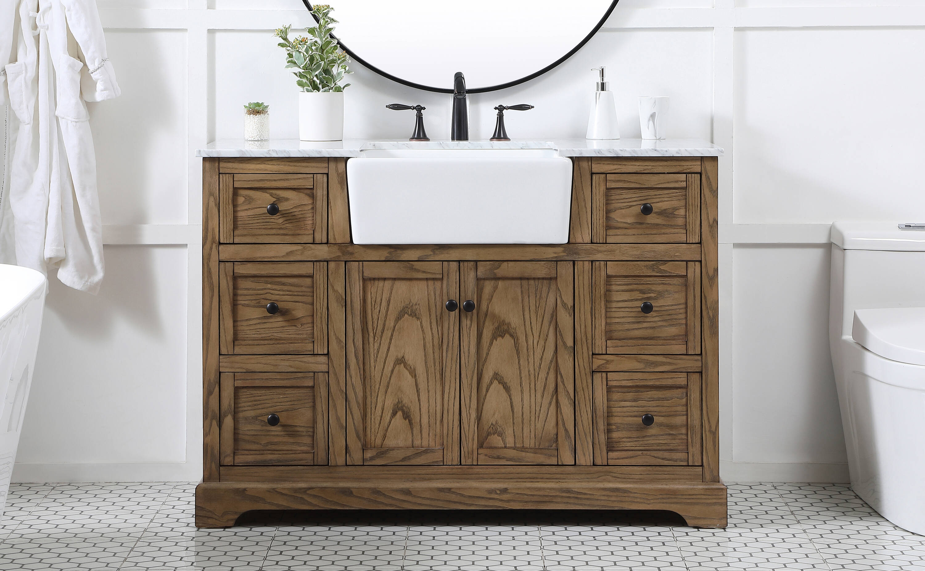 Elegant Decor HF180744DW Bath-Vanity-Combo - View #2