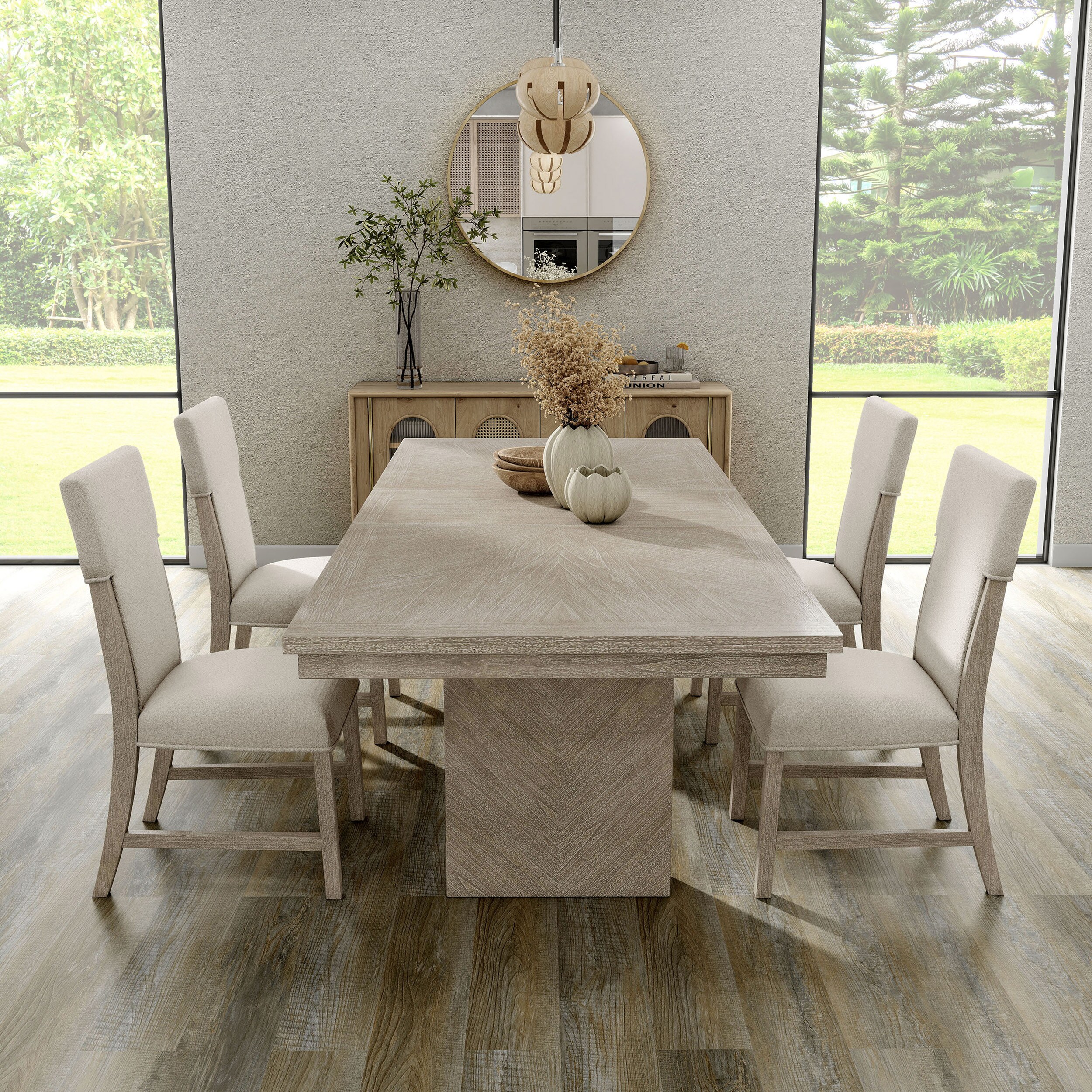 Furniture of America IDFN3410NTT-5PC Dining-Sets - View #5