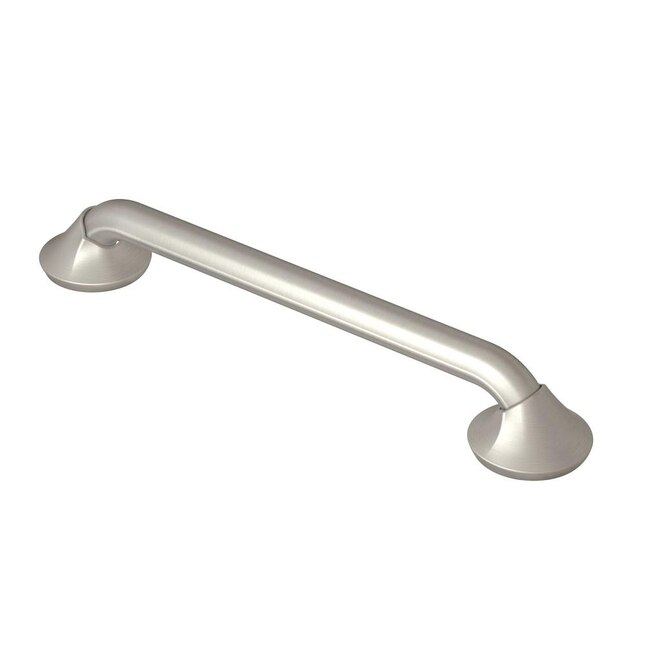 Moen Eva 24-in Brushed Nickel Wall Mount (ADA Compliant) Grab Bar Moen Eva 24-in Brushed Nickel Wall Mount (ADA Compliant) Grab Bar