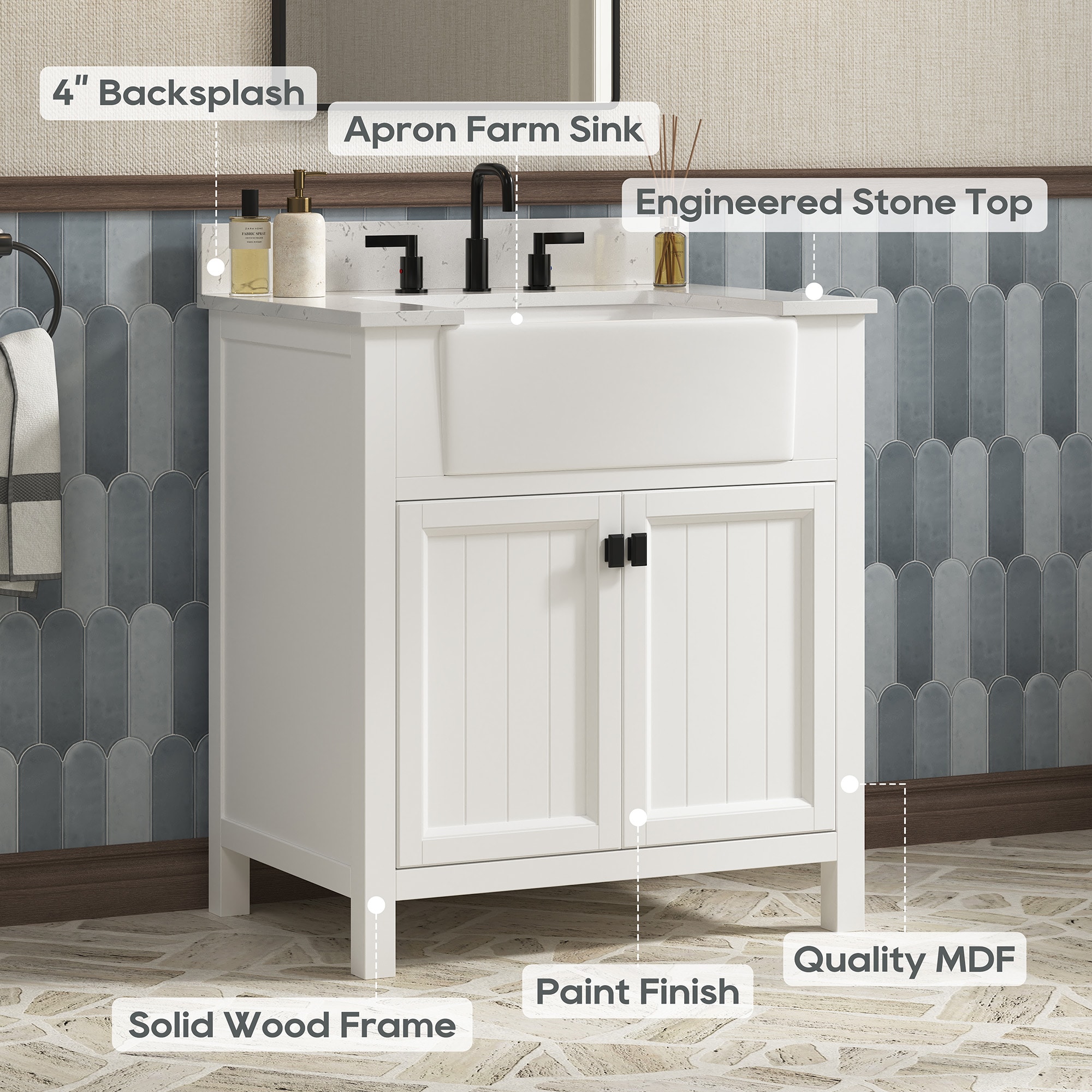DELUXE LIVING V0016 Bath-Vanity-Combo - View #10