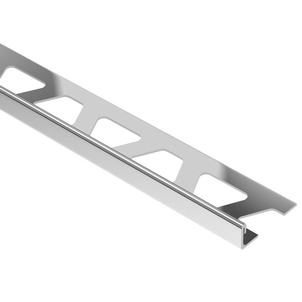 Schluter Systems E20 Schiene 0.094-in W x 98.5-in L Stainless Steel Steel L-angle Tile Edge Trim