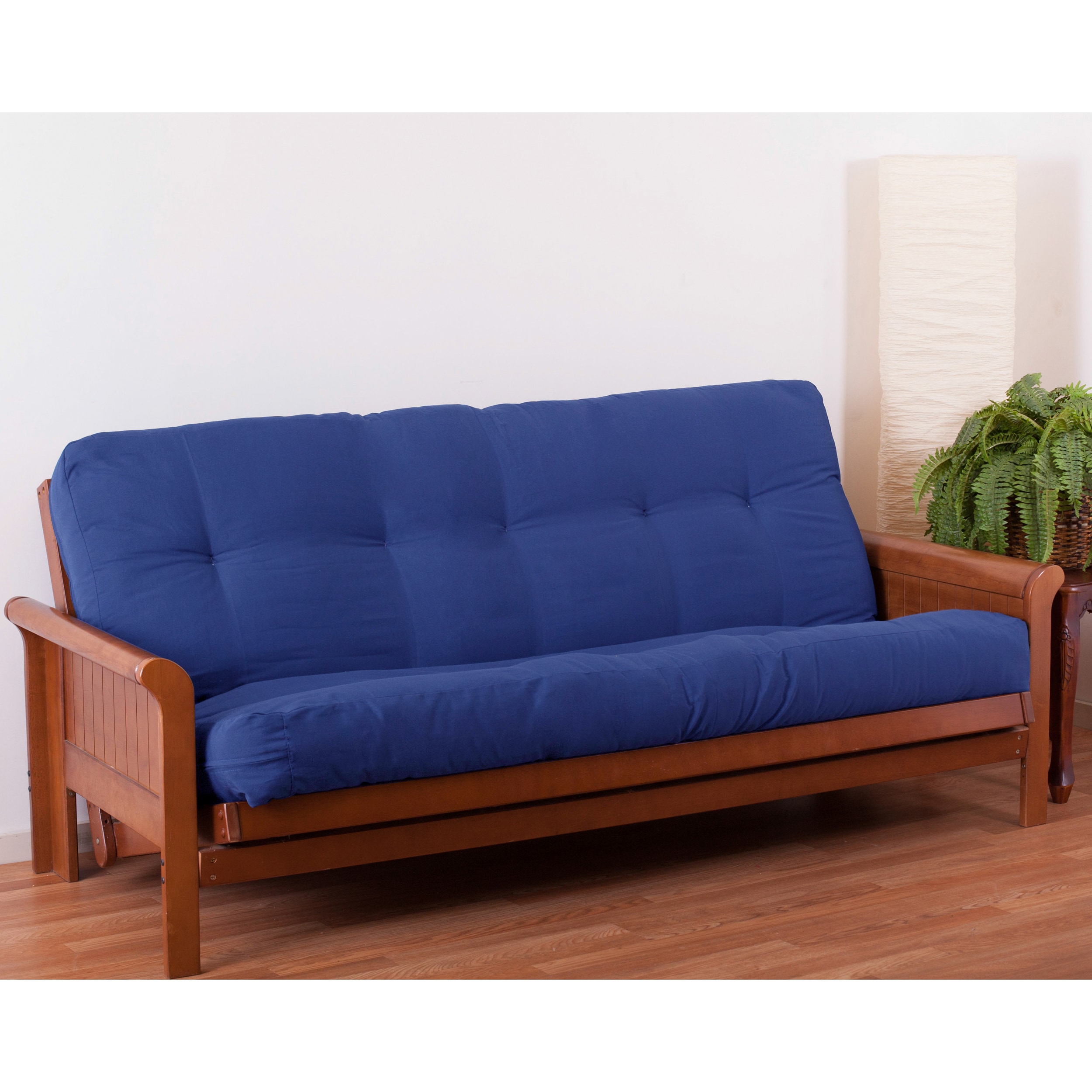 Blazing Needles 9607-TW-RB Renewal Royal Blue Full Futon mattress