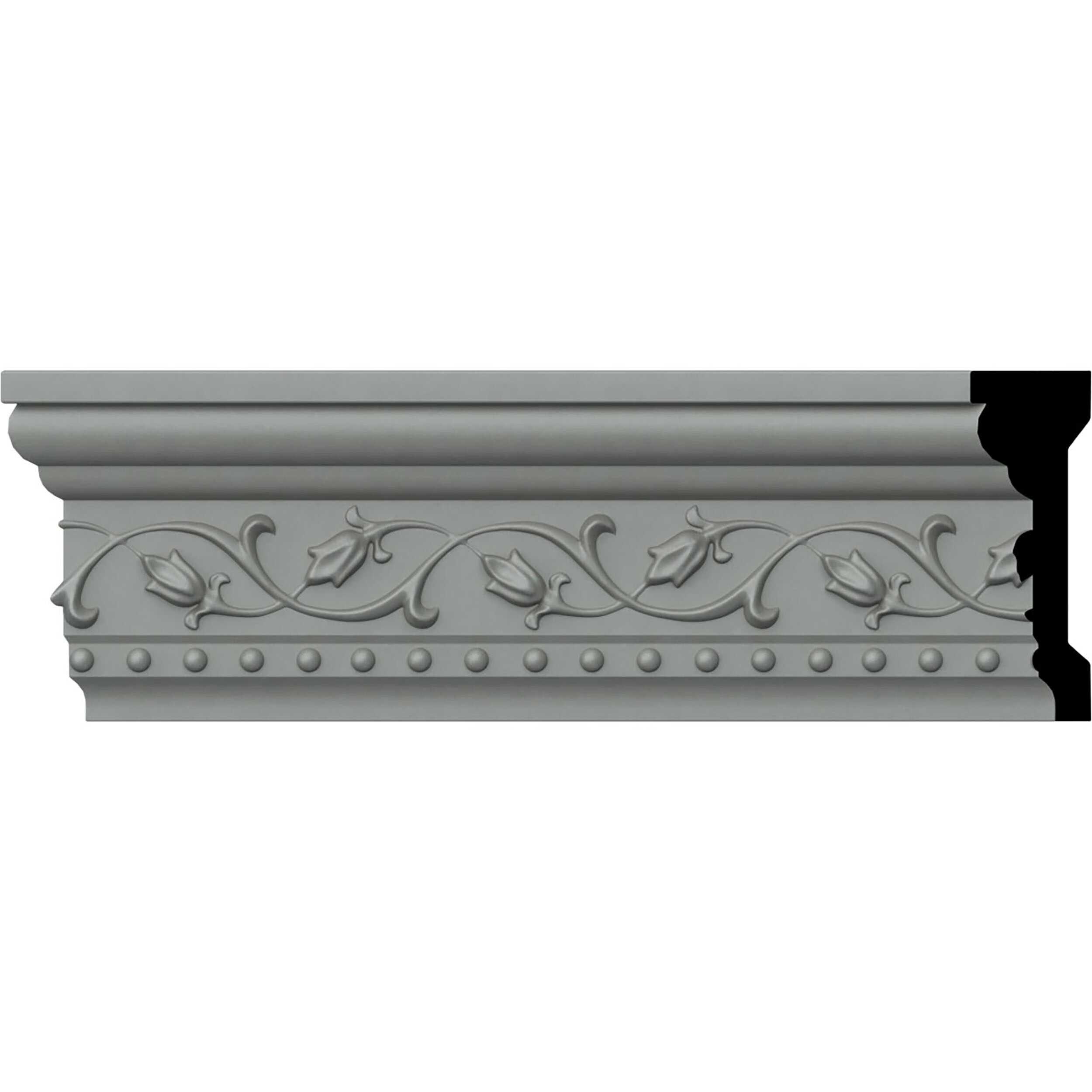 Simon White Primed Polyurethane Decorative Chair Rail