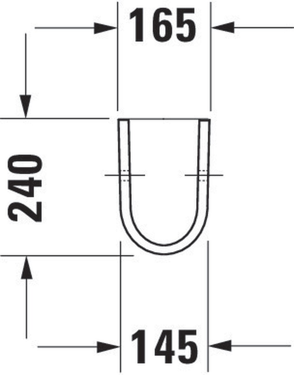 Duravit Starck 3 Porcelain Bathroom Sink Shroud At