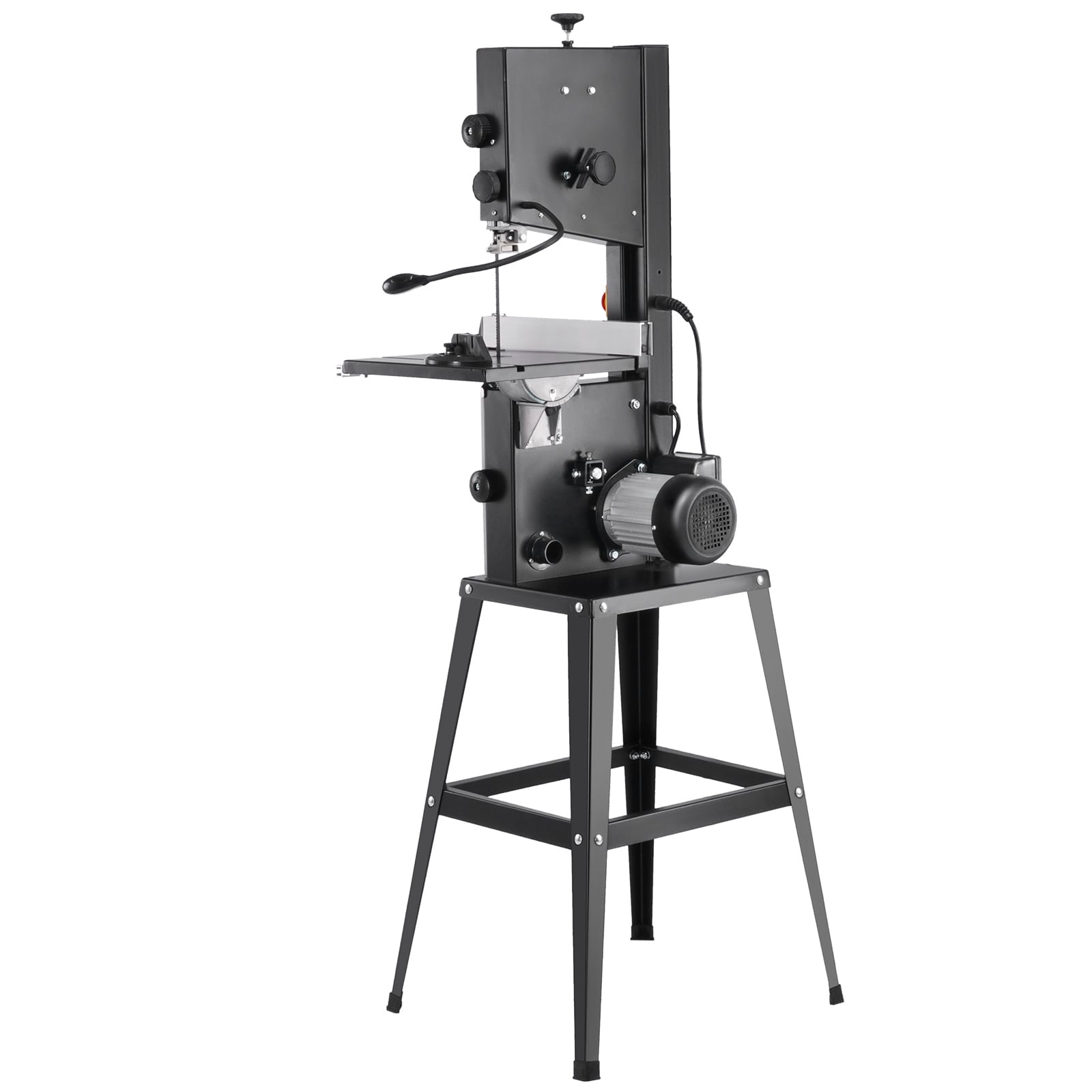GIVIMO 9.65-in Benchtop Band Saw 370-W 1/2-HP Two-Speed 560/1100-RPM with 6-in Cut Height and 72.13-in Blade 0-45-deg Tilt Table and Stand for Wood Aluminum and Plastic #ZMLW014GIVSS1026
