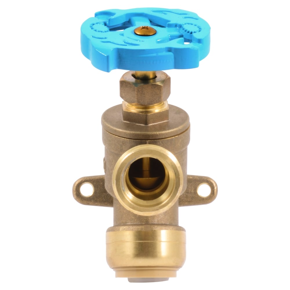 SharkBite 3/4-in Push-to-connect Brass Multi Turn Hose Bibb in the ...