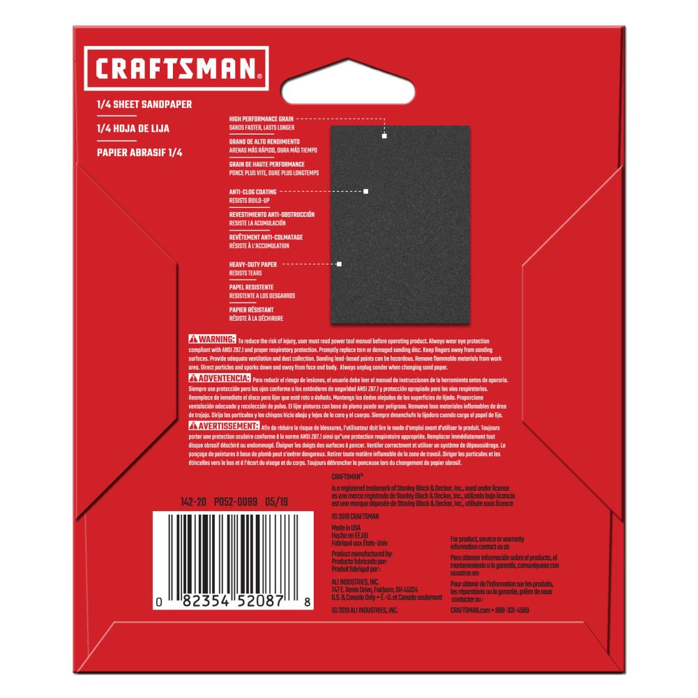 CRAFTSMAN CMXZXGA9158 Pt-Sandpaper - View #2