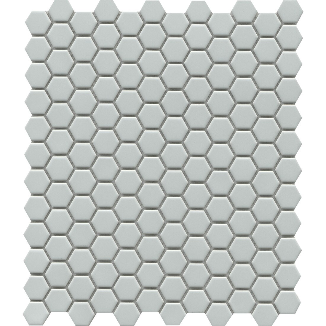 Emser W95INFLGR1012MH1 Influence Gray 10-in x 12-in Glossy Porcelain Honeycomb Patterned Floor and Wall Tile (3.32-sq. ft/ Carton)