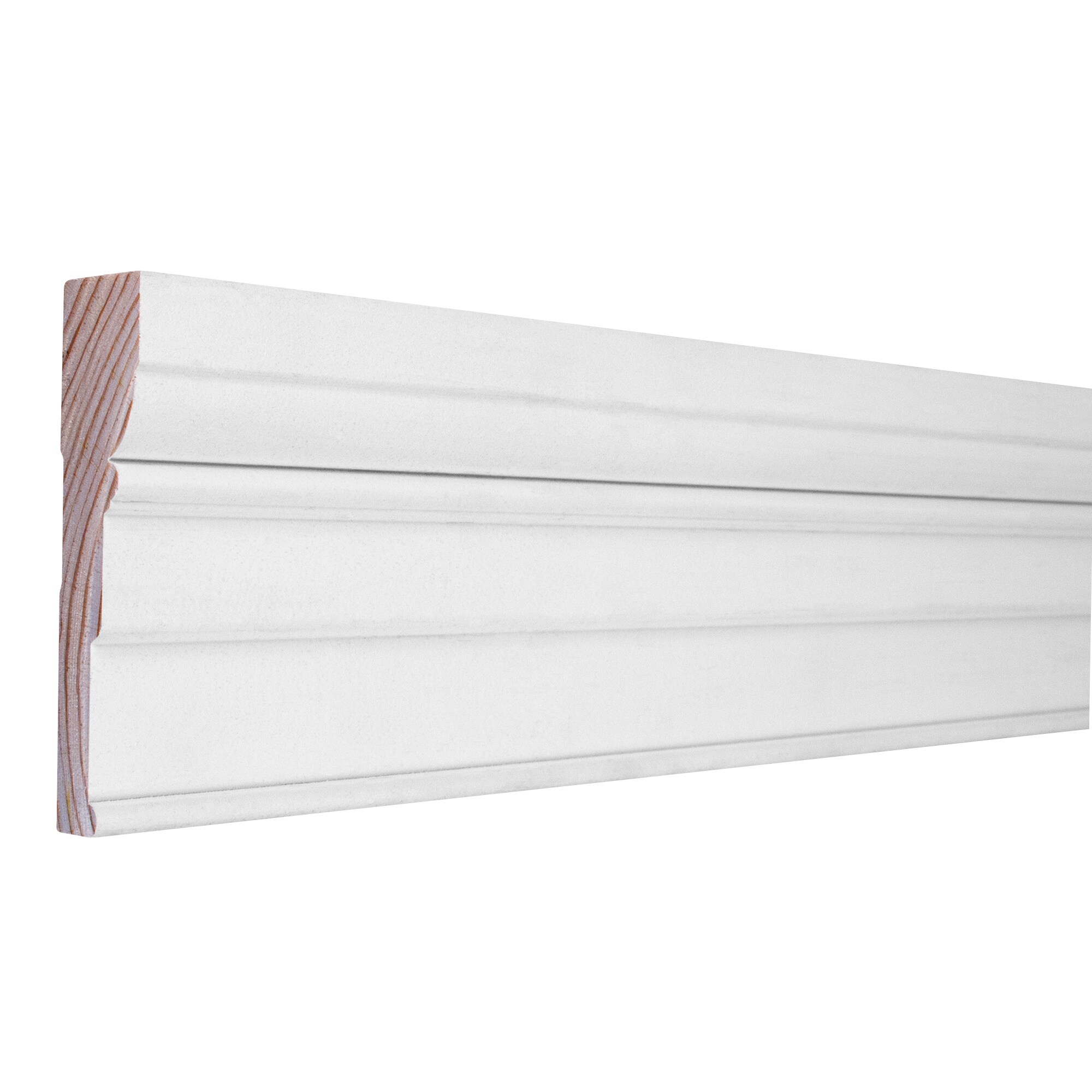  C4616FJPMD 5-1/4-in x 16-ft Pine Primed Wood C46 Crown Moulding 6 -Pack