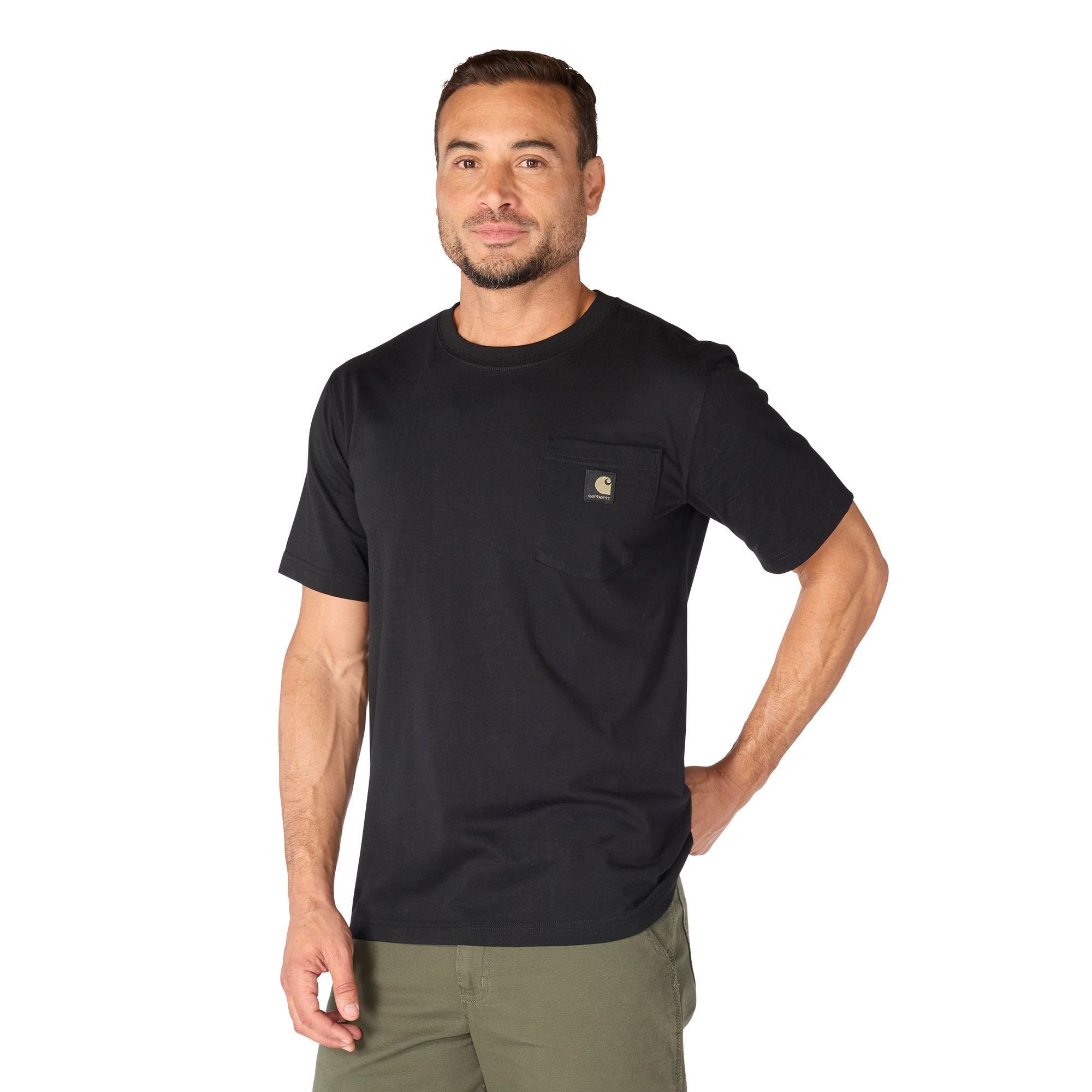 Carhartt Irvine Men's Black Light weight Jersey Short sleeve