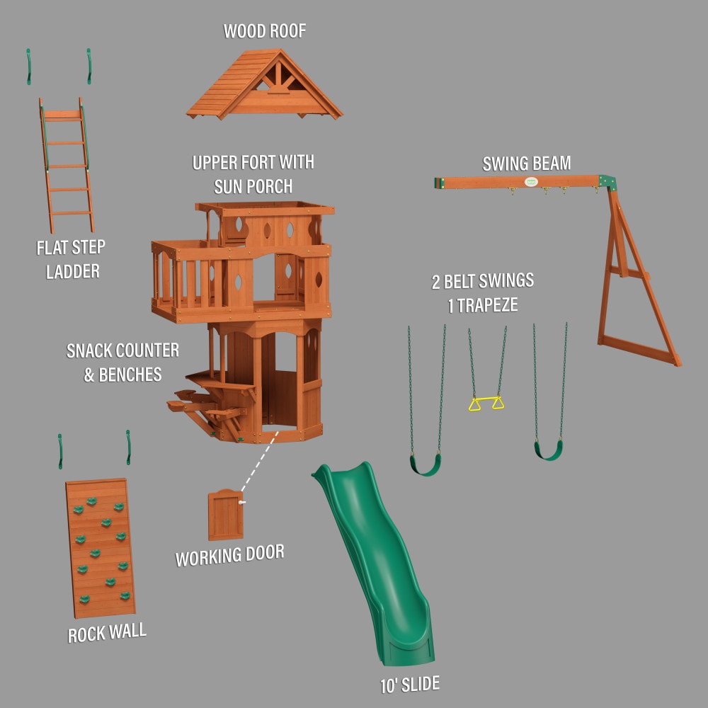 Backyard Discovery 6014COM Wood-Playset-Kits - View #13