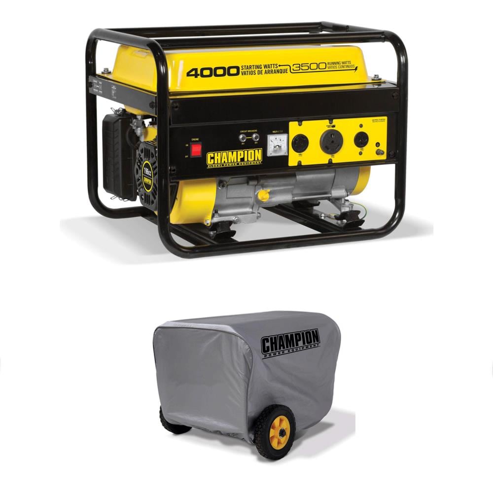 CHAMPION 148153 CPE-GN 4000-Watt Gasoline Portable Generator with Champion Engine