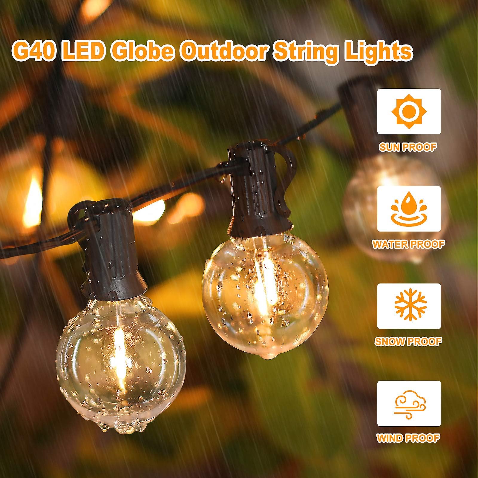 Afoxsos LAF0121L10 Patio-String-Lights - View #5