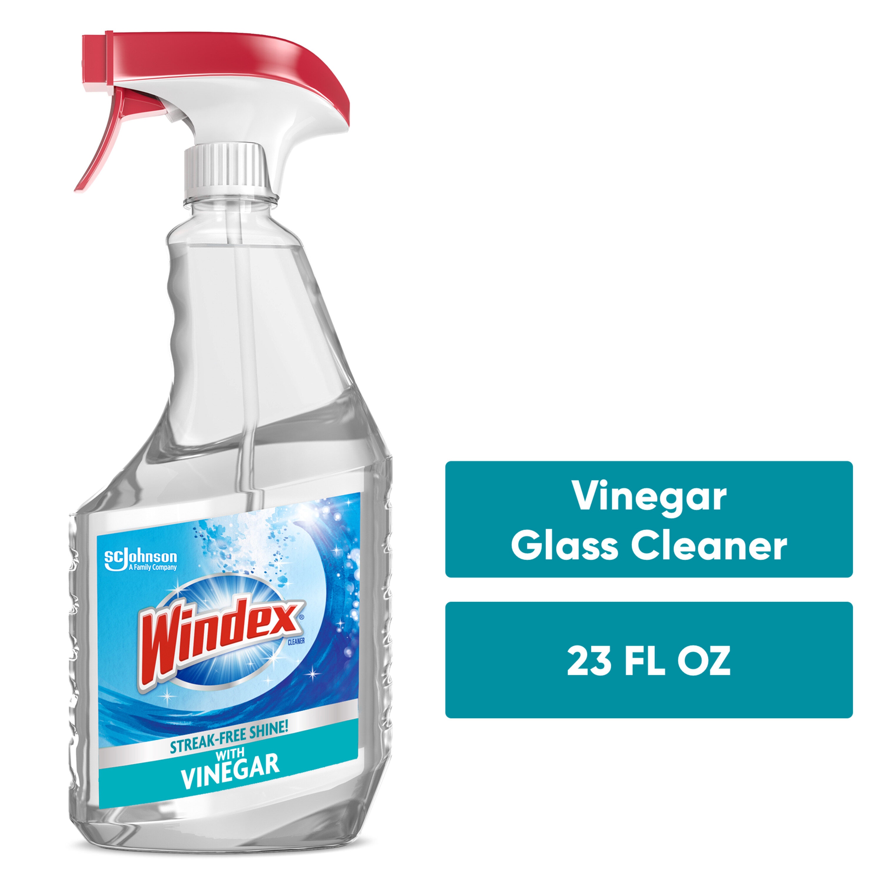 Windex Glass and Window Cleaner Spray Bottle, Bottle Made from 100%  Recovered Coastal Plastic, Original Blue, 23 fl oz (Pack of 2)