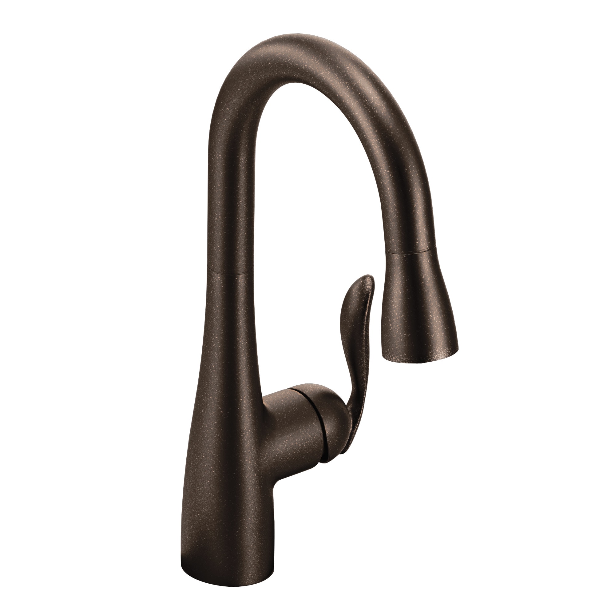 Moen 5995ORB Arbor Oil rubbed bronze Single Handle Deck-mount Pull-down Kitchen Faucet with Sprayer