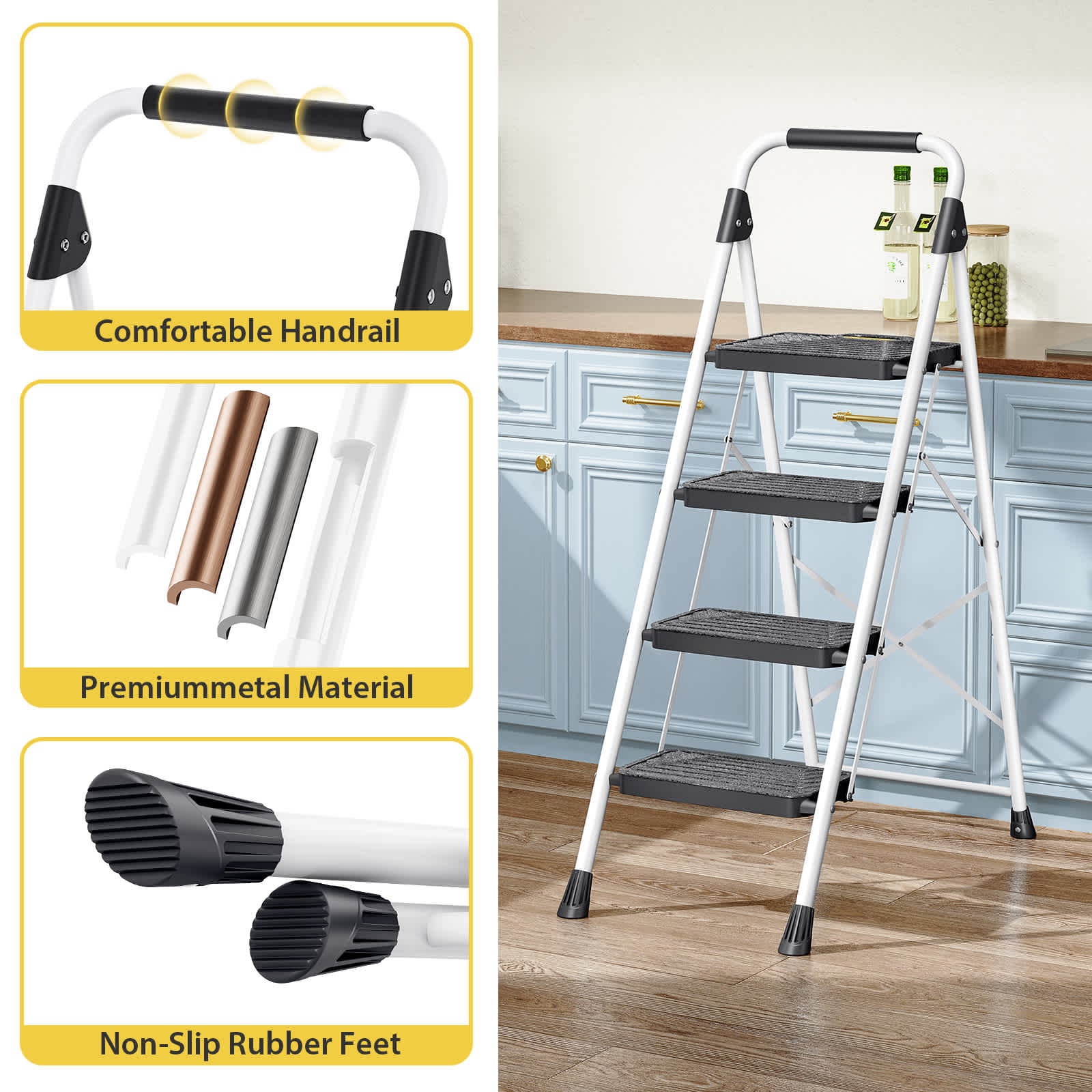TITANKIT PRO MP-2224-4-W-DF Step-Ladders - View #4