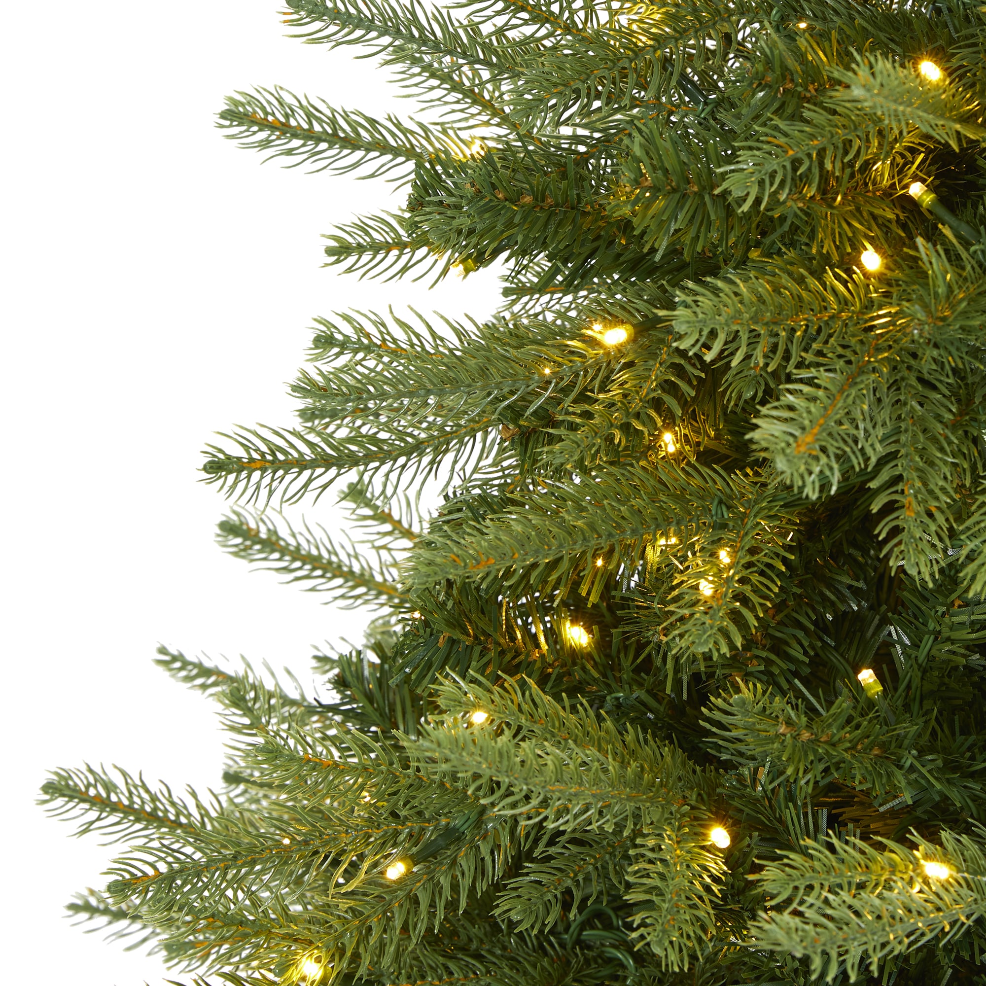 5ft Green Vancouver Fir Artificial Christmas Tree with Clear LED Lights