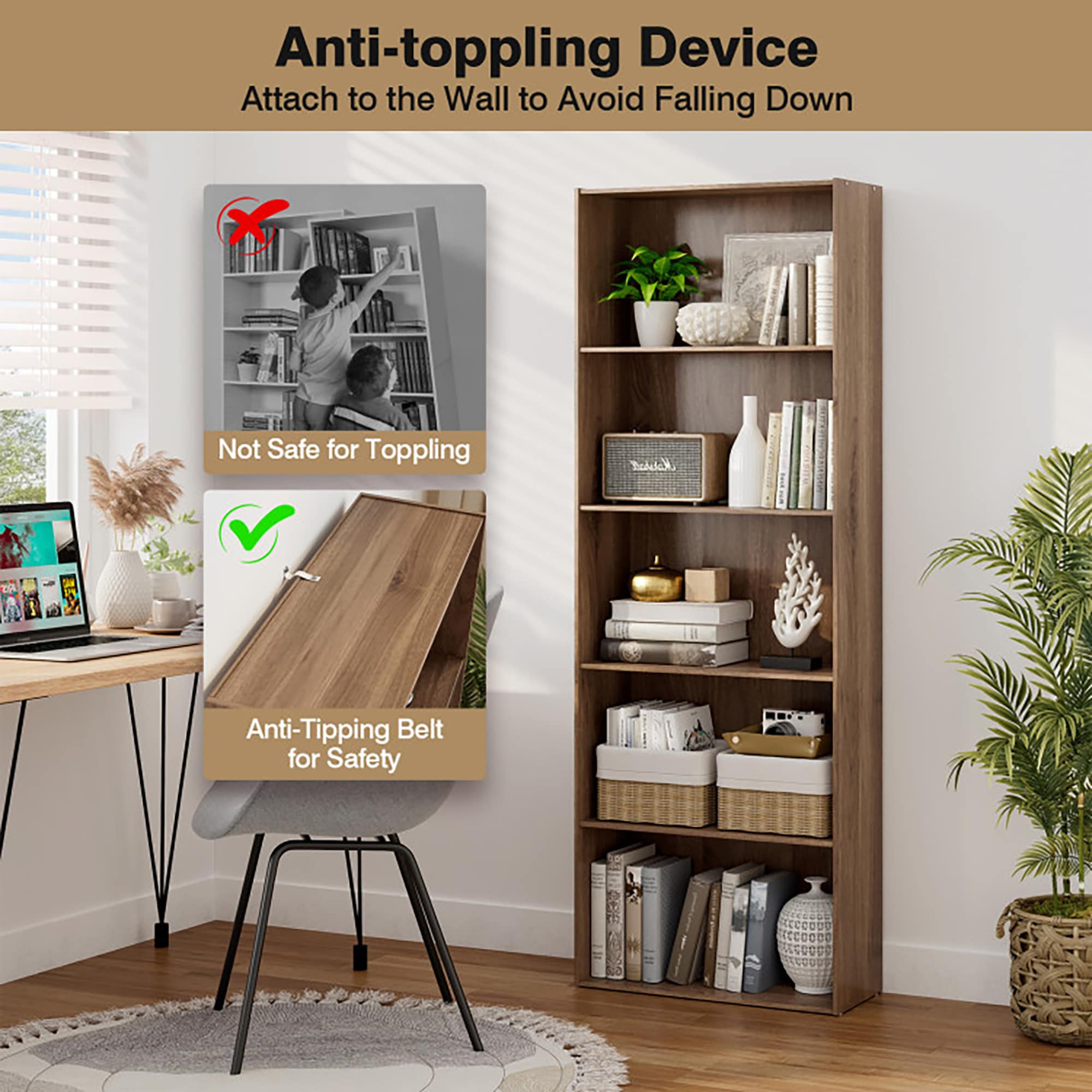 GZMR GZ-HW60186CF bookcases - View #6