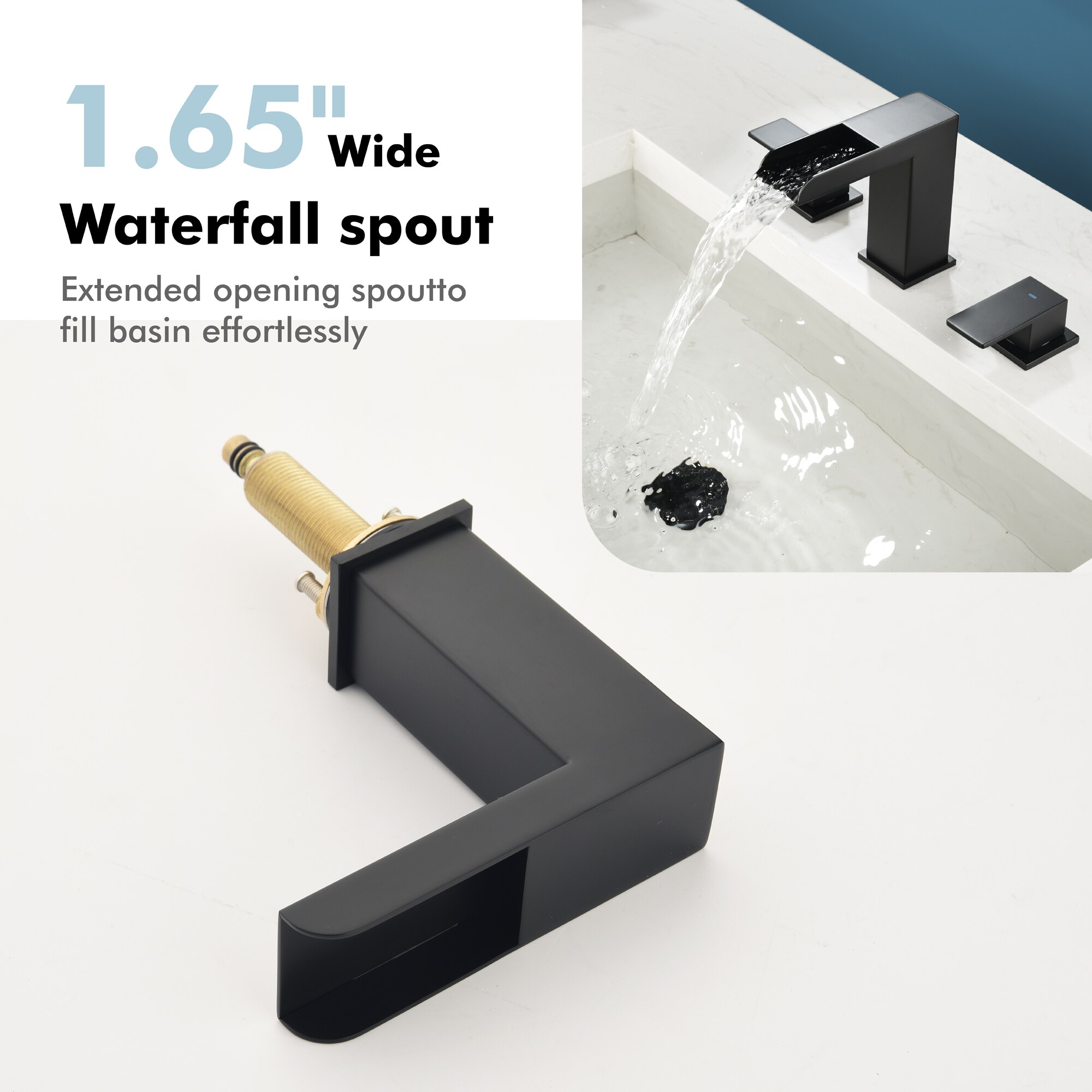 WELLFOR WF-B3371-MB Lavatory-Faucets - View #6