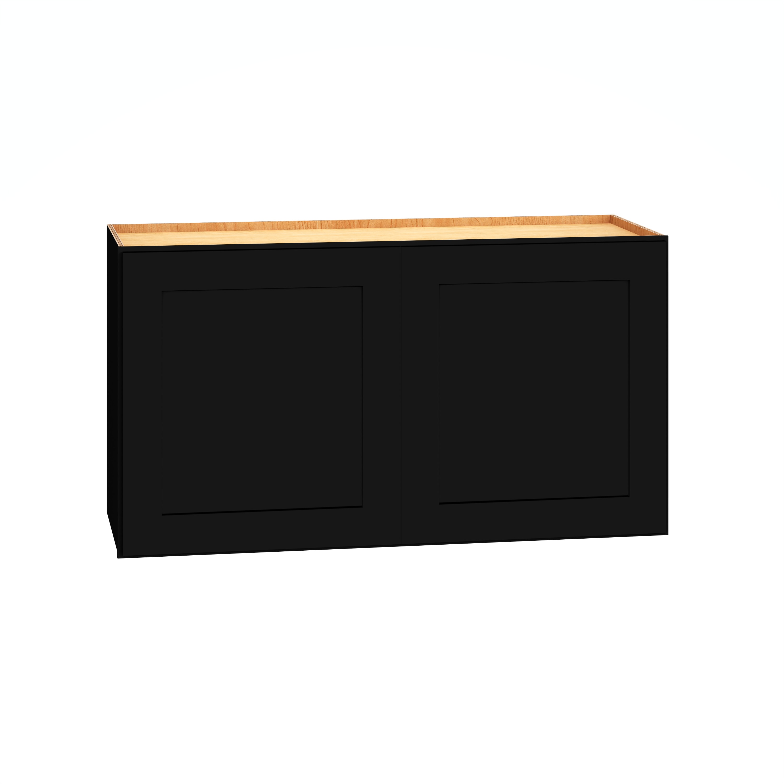 Diamond Express 61I-W3318 Jamestown 33-in W x 18-in H x 12-in D Black Wall Fully assembled Plywood Cabinet (Recessed Panel Shaker)