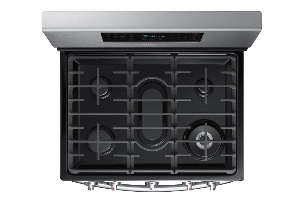 New Samsung 30-in 5 Burners 6-cu ft Self-Cleaning Air Fry Convection O –  RoxySunshine