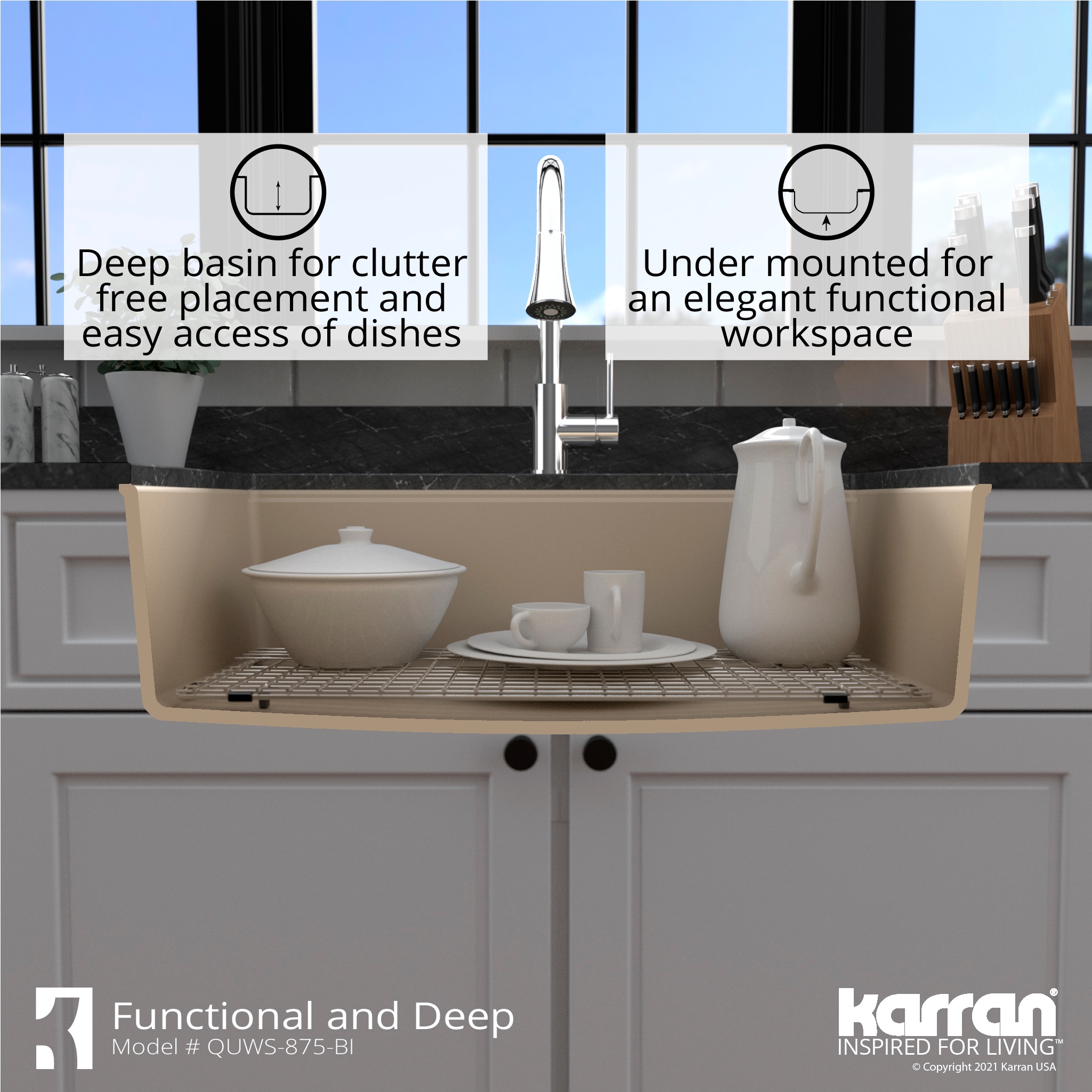 Karran QUWS-875-BI Kitchen-Sinks - View #8