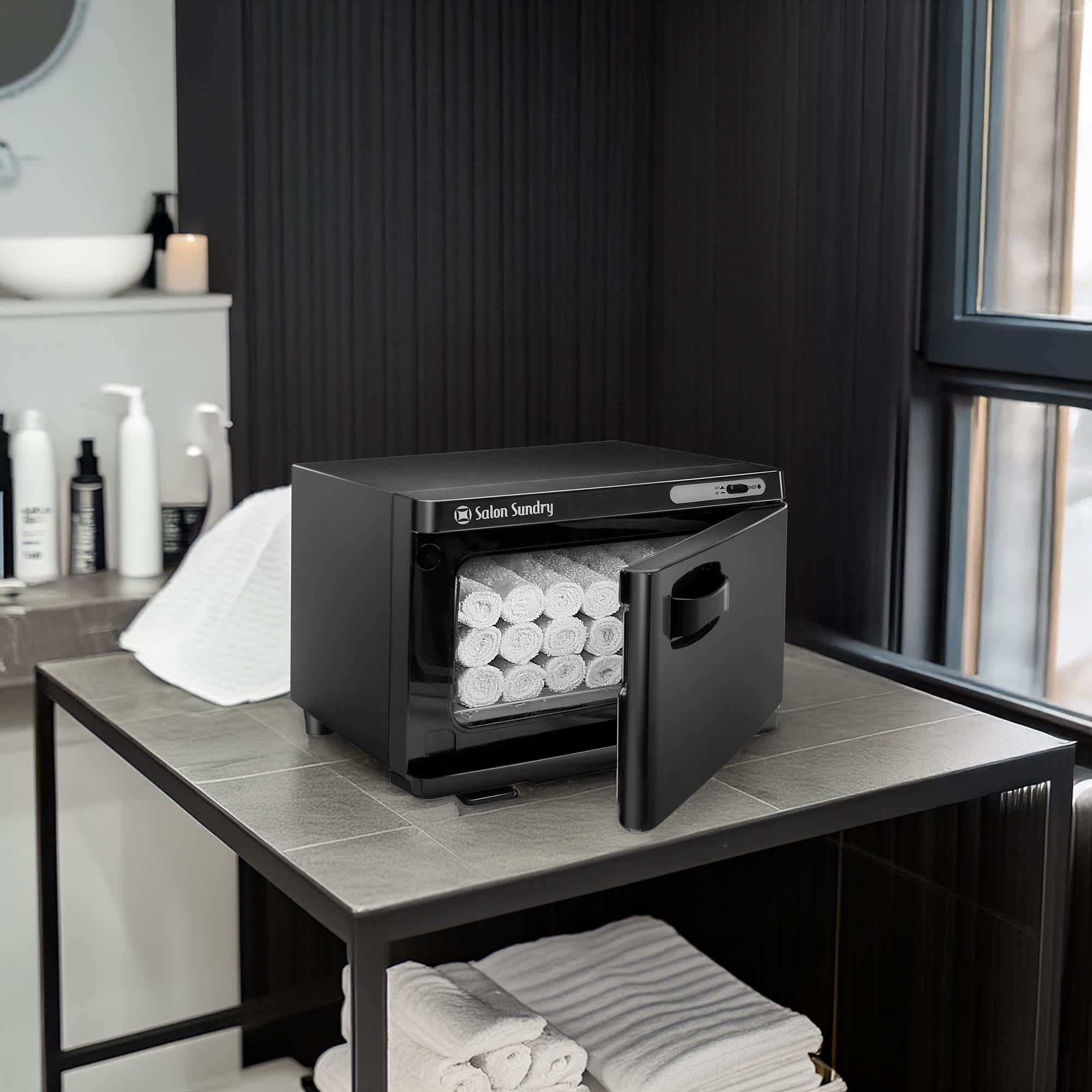 Salon Sundry SPA-CABI-506-BLK Towel-Warmers - View #4