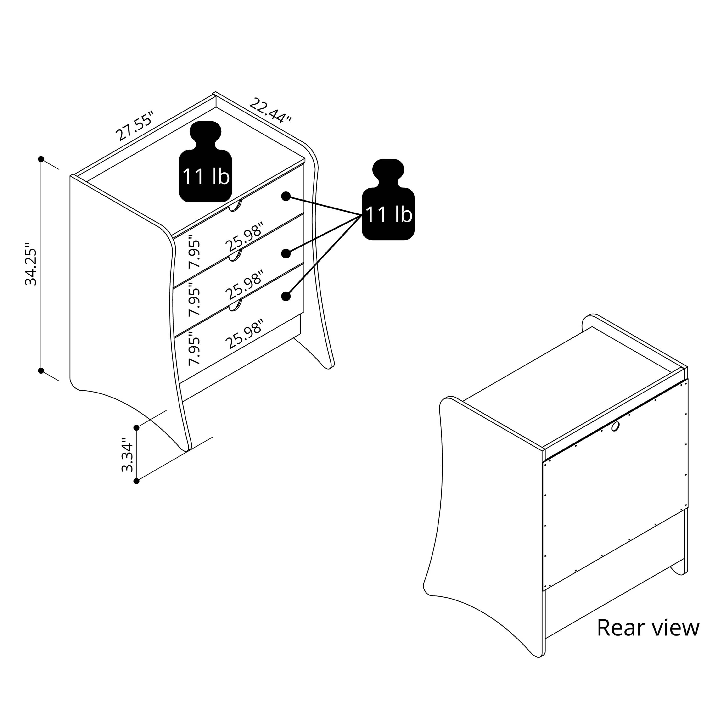 Manhattan Comfort 2-182GMC9 dressers - View #3
