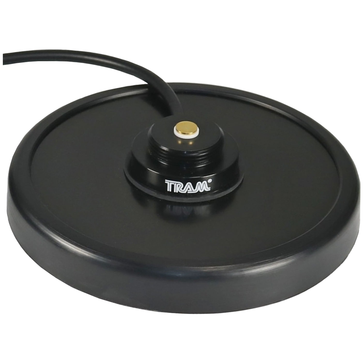 Tram WSP1241 Solid-Brass Black NMO Magnet Mount with Gold-Plated Contact Pin and Scratch Protection
