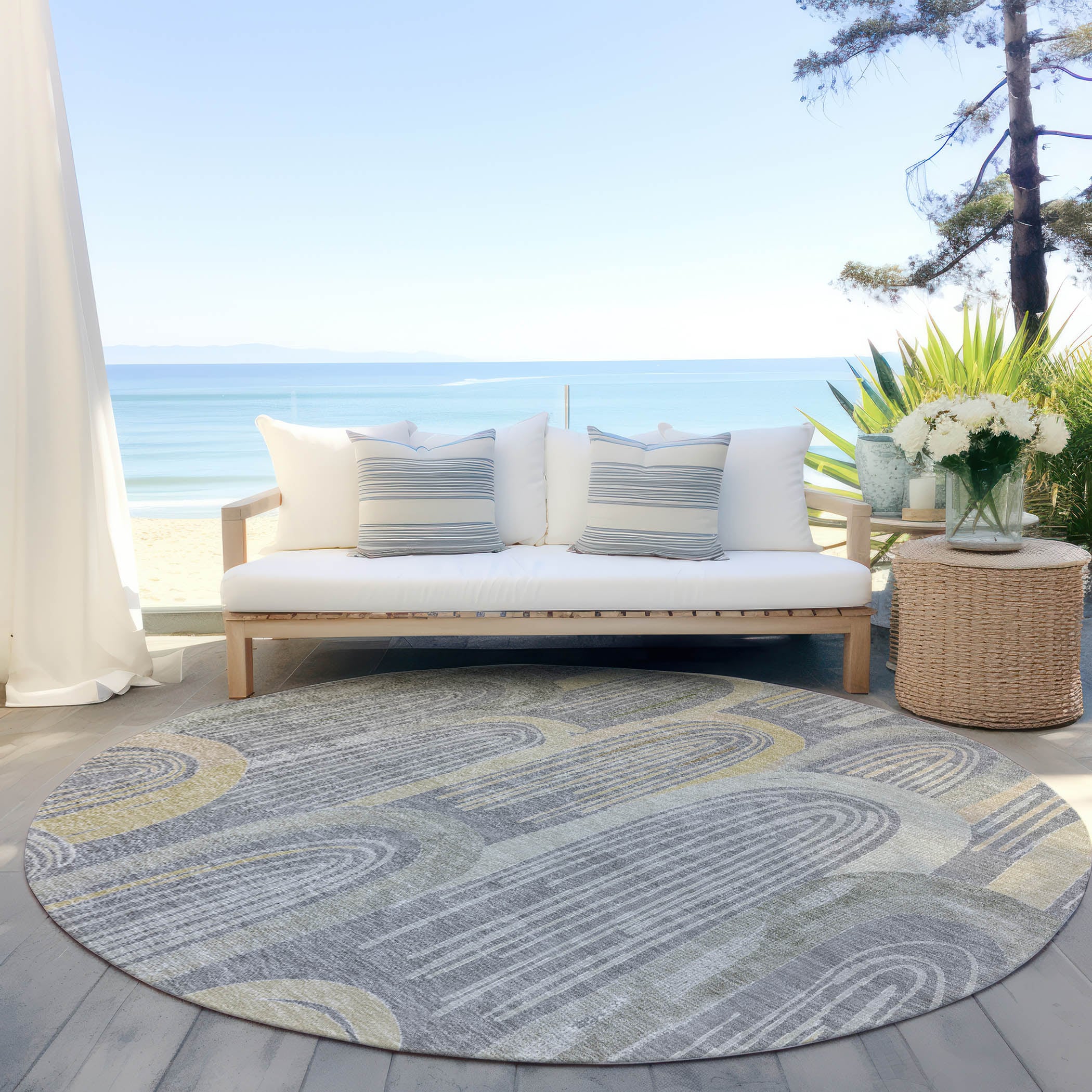 Addison Rugs ACN1590GY8RO rugs - View #7