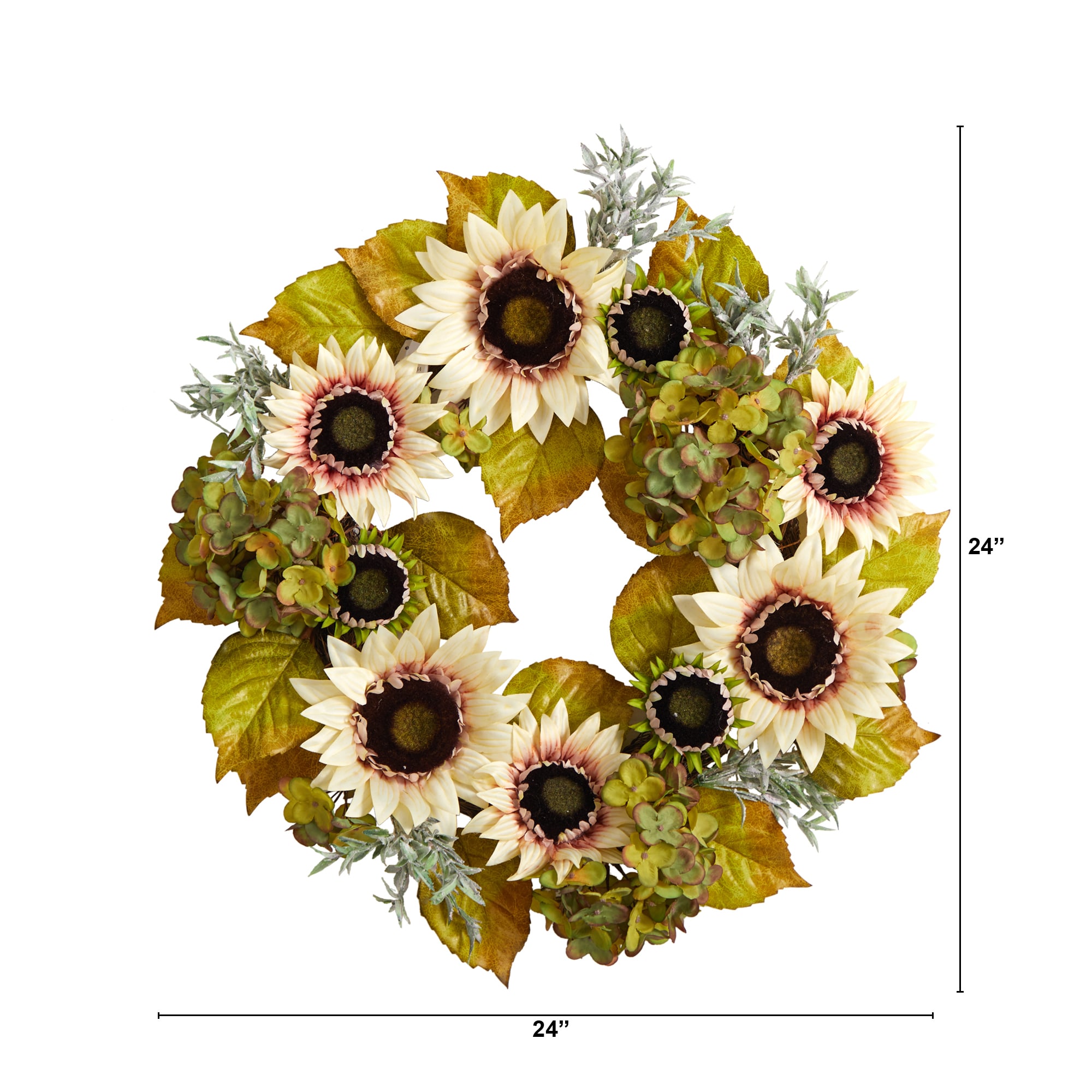 Nearly Natural W1243 Artificial-Thanksgiving-Wreaths - View #3