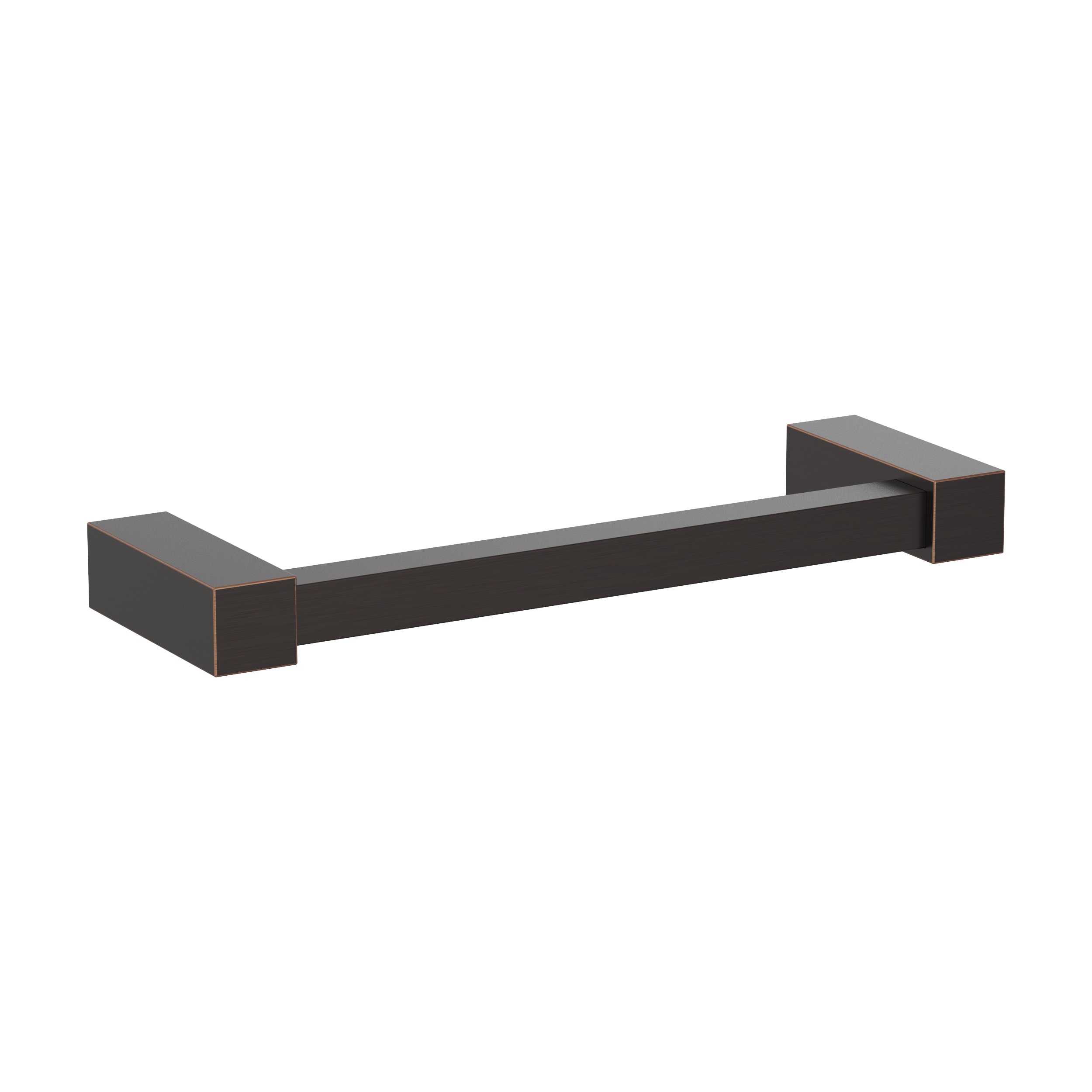 Amerock BH36085ORB Monument 8-in Oil-Rubbed Bronze Wall mount Single Towel Bar